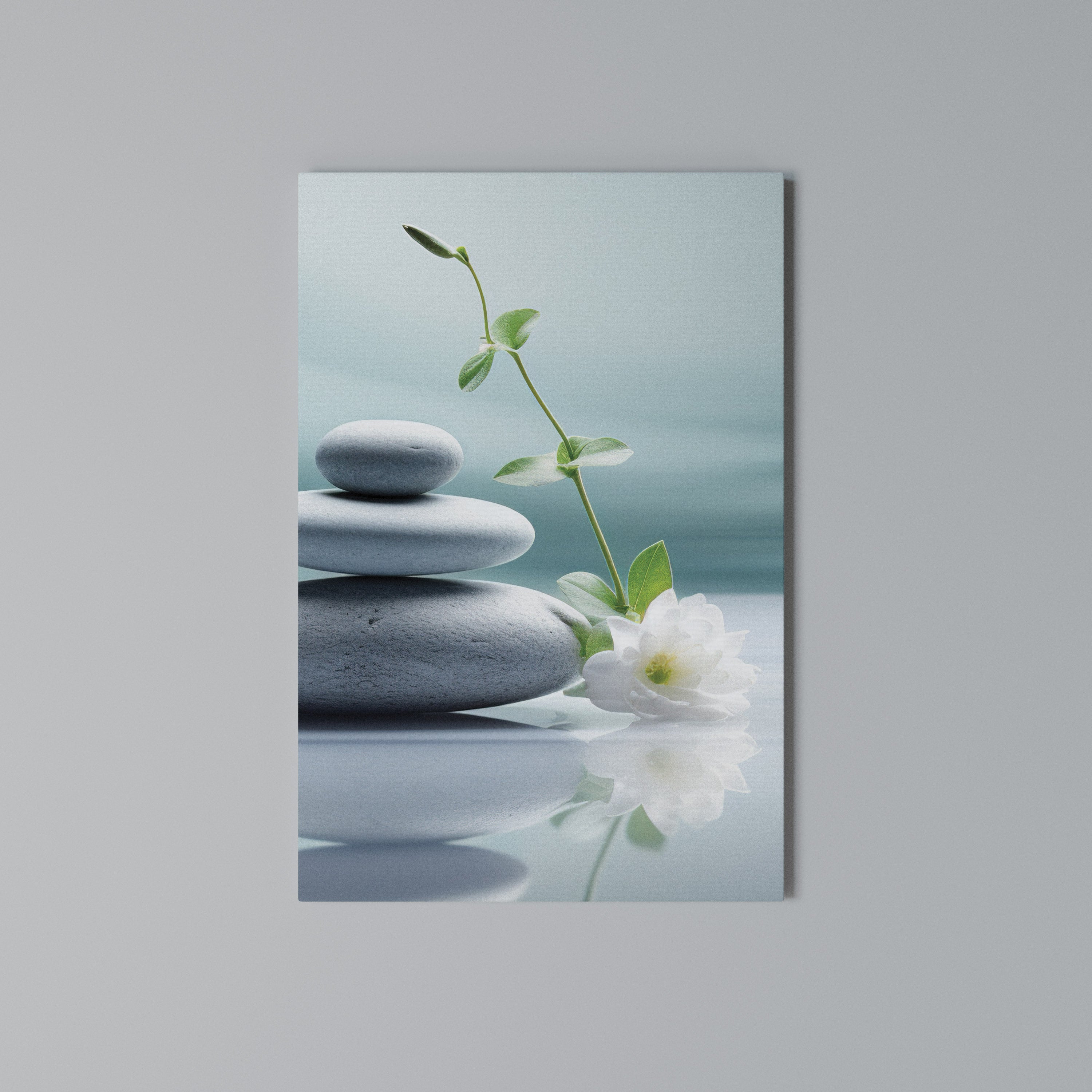 TRANQUIL STONE BALANCE Κατακόρυφος Πίνακας σε Καμβά