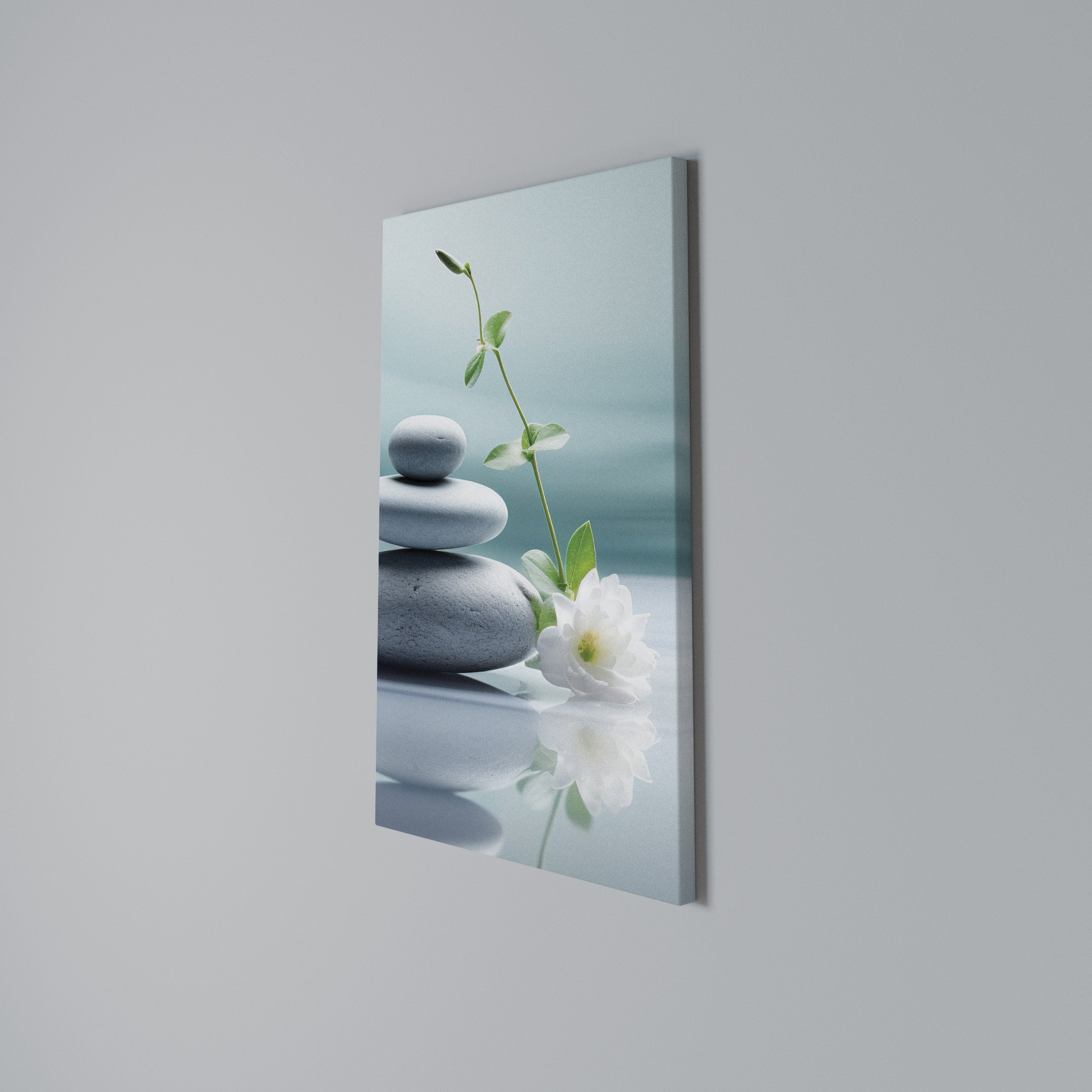 TRANQUIL STONE BALANCE Κατακόρυφος Πίνακας σε Καμβά