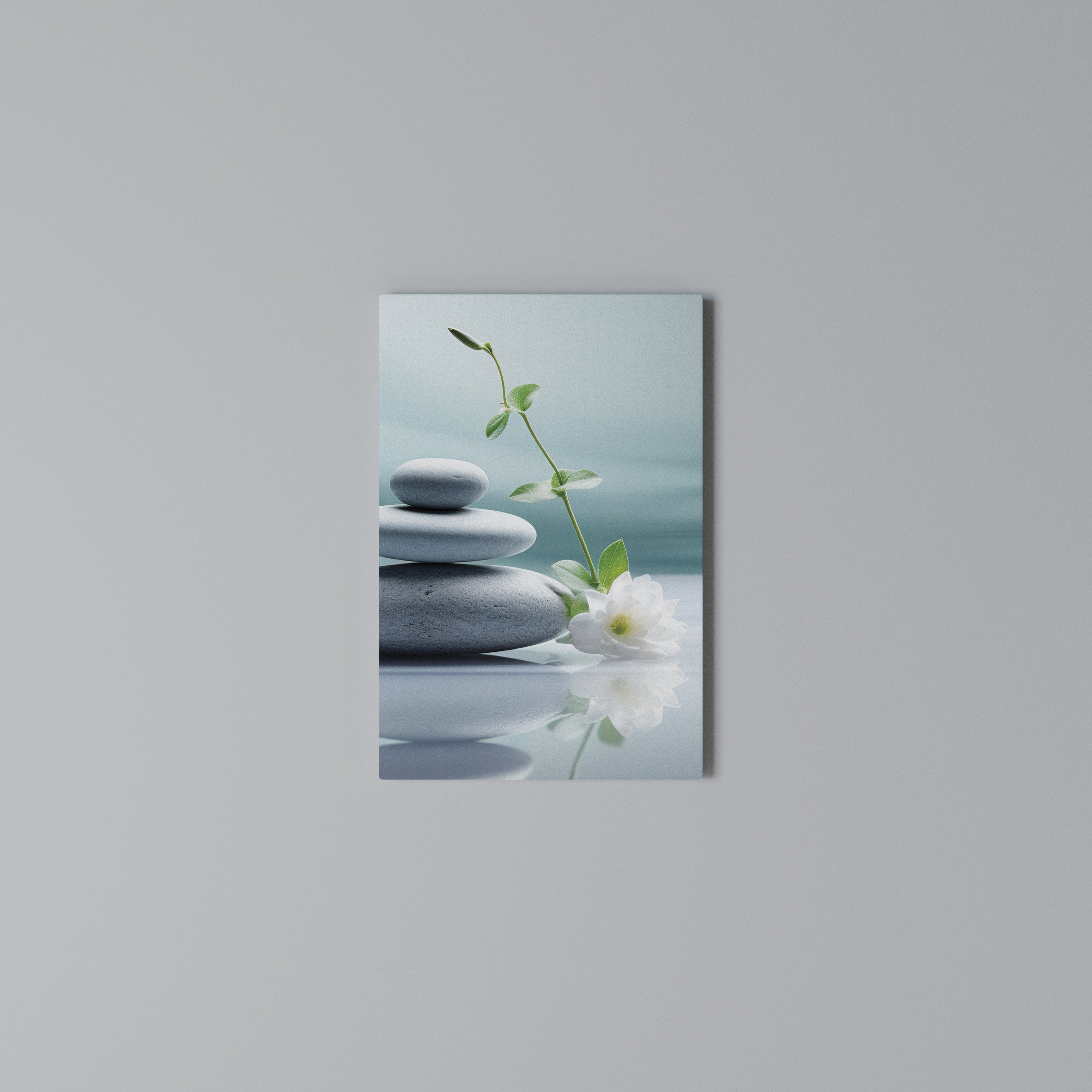TRANQUIL STONE BALANCE Κατακόρυφος Πίνακας σε Καμβά