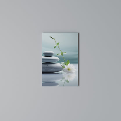 TRANQUIL STONE BALANCE Κατακόρυφος Πίνακας σε Καμβά