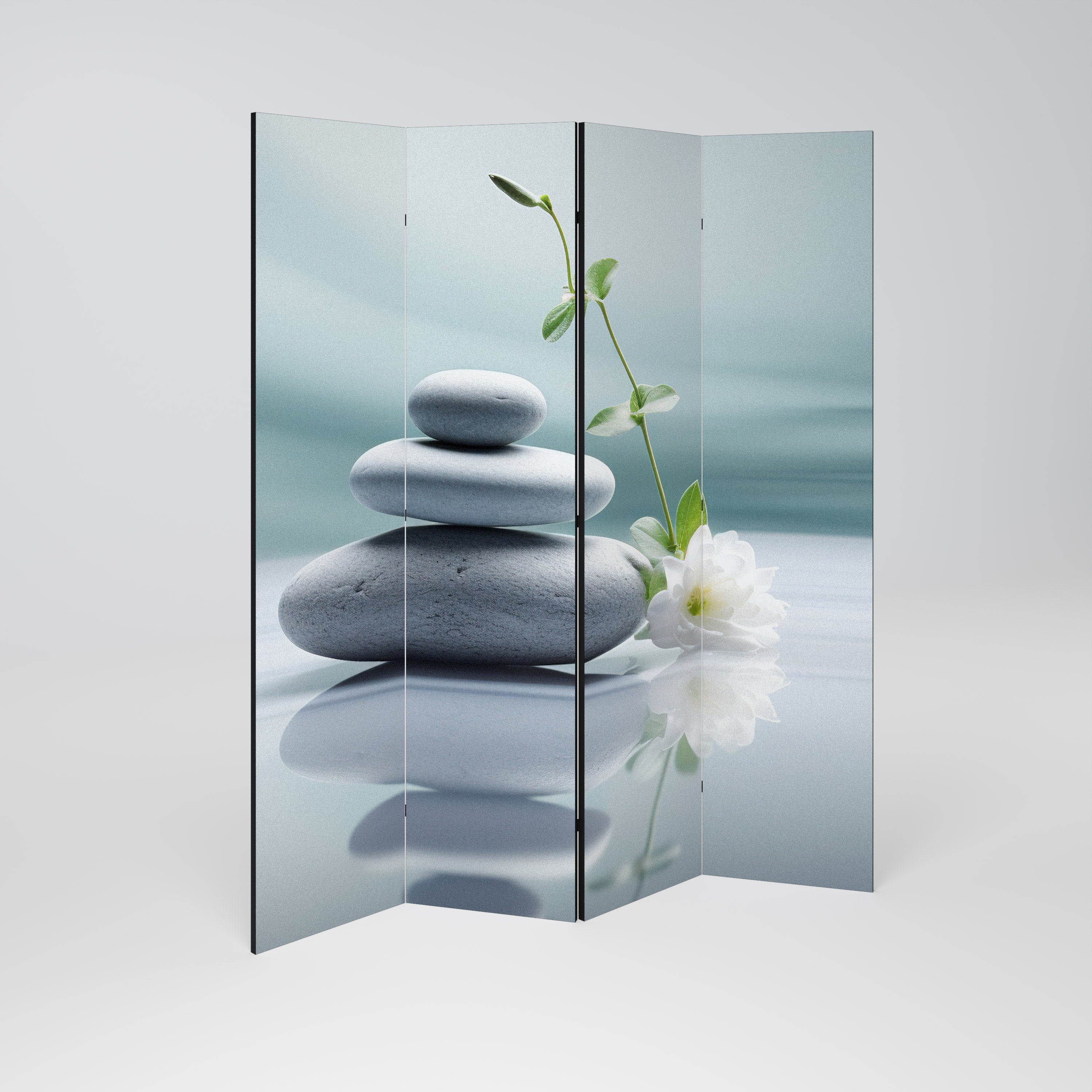 TRANQUIL STONE BALANCE Παραβάν με 4 πάνελ