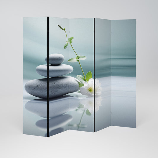 TRANQUIL STONE BALANCE Παραβάν με 5 πάνελ