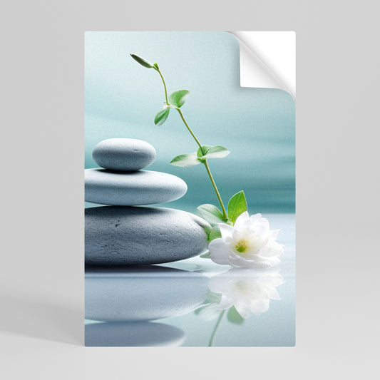 TRANQUIL STONE BALANCE Αυτοκόλλητη Αφίσα κάθετη