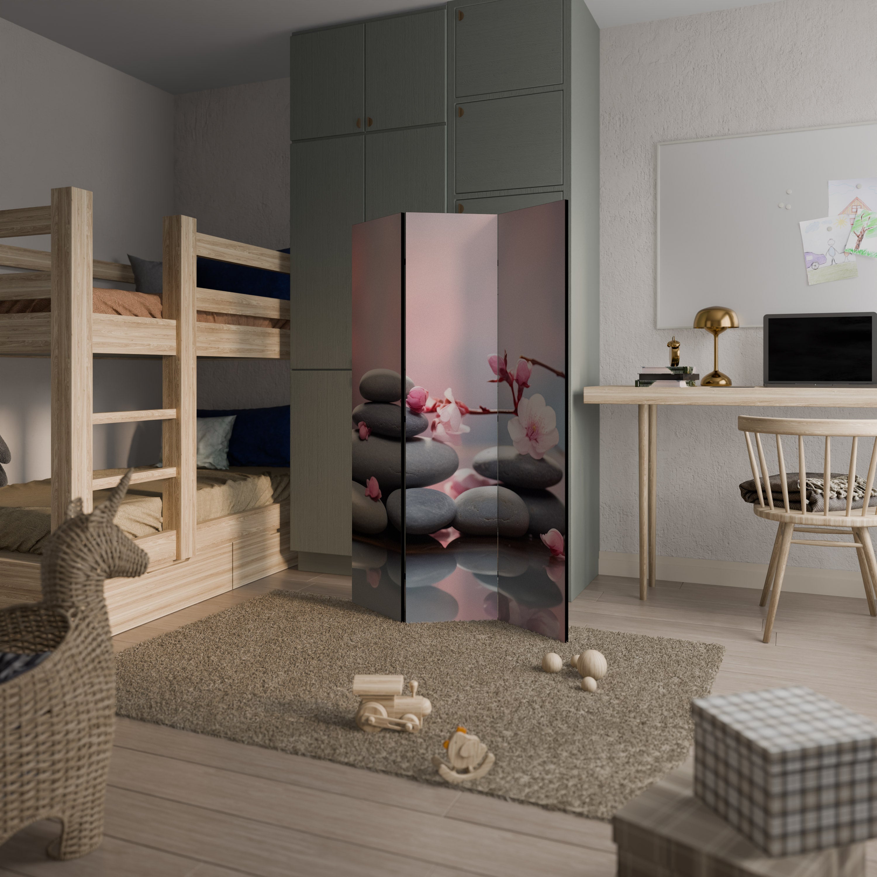 BALANCE OF NATURE 3-Panel Room Divider