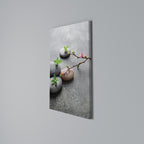 STONES AND BLOSSOMS Κατακόρυφος Πίνακας σε Καμβά