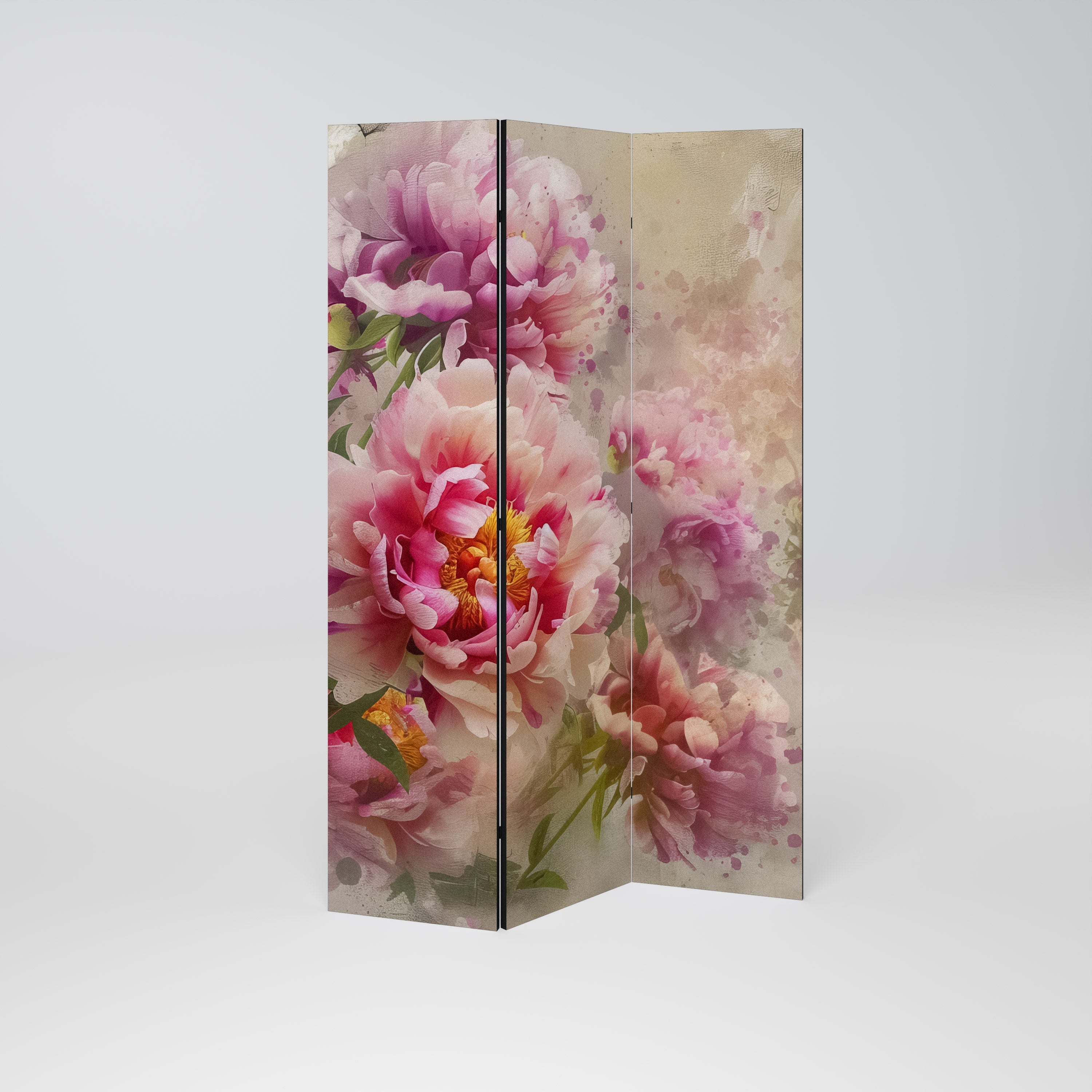 PEONY WHISPER Παραβάν με 3 πάνελ