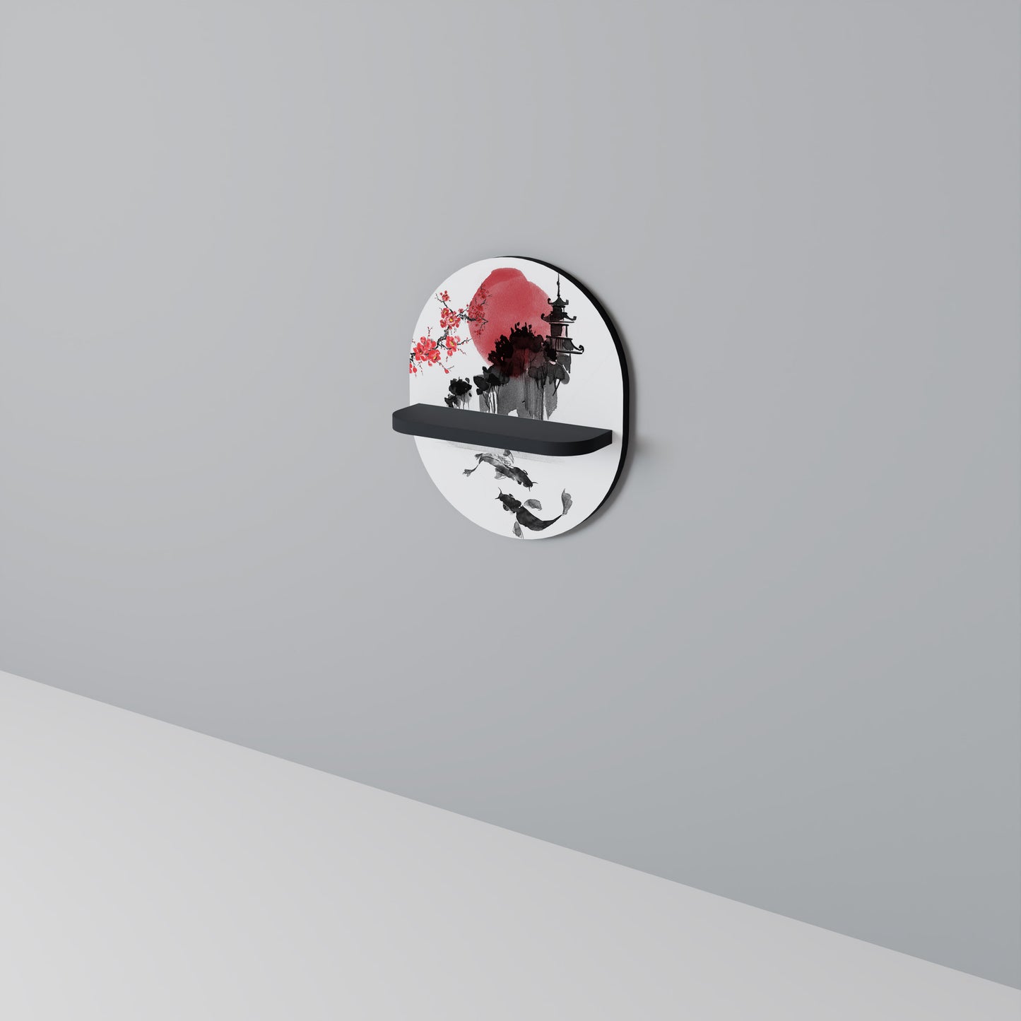 CHERRY SHADOWS Art Shelf