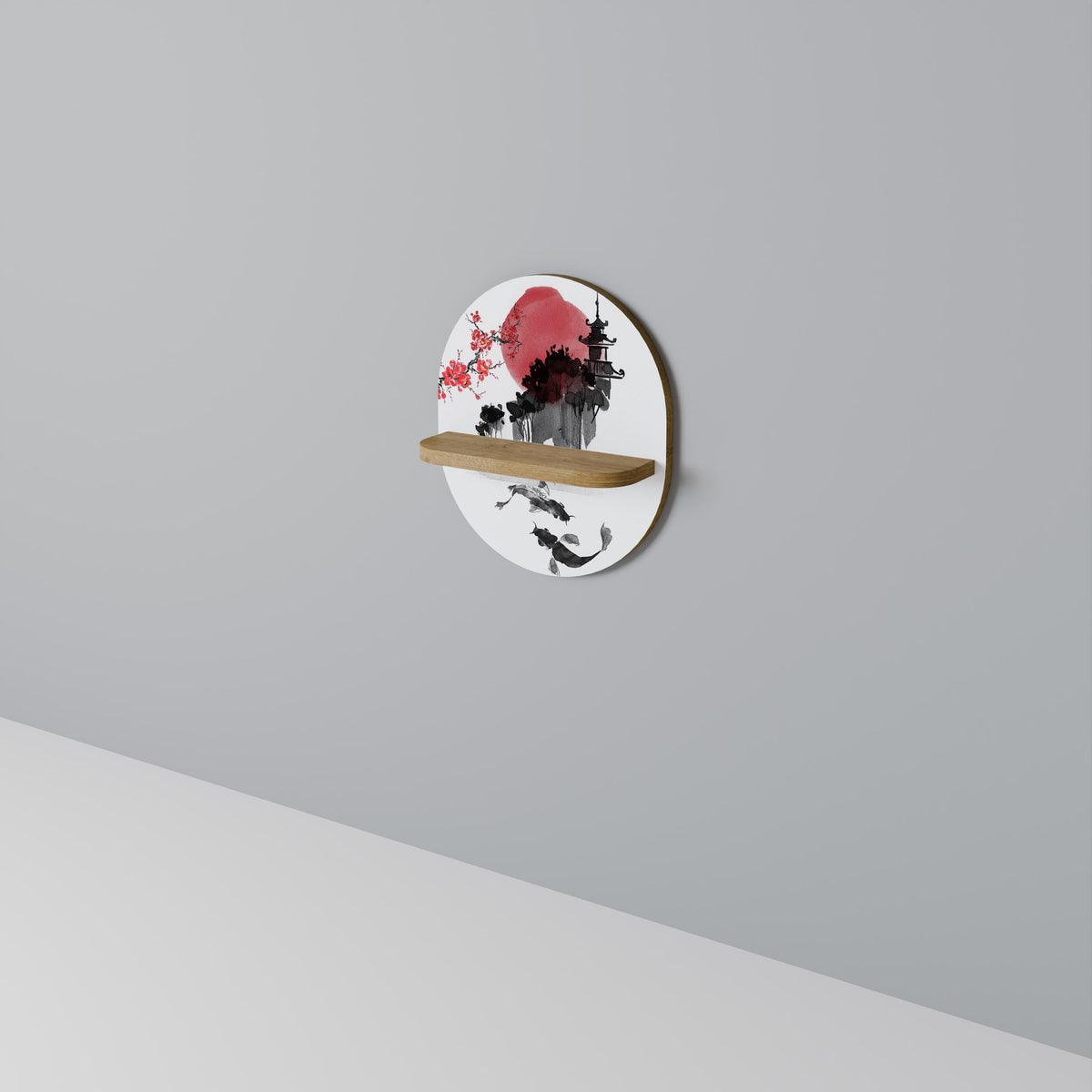 CHERRY SHADOWS Art Shelf