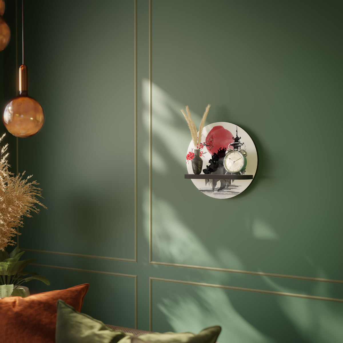 CHERRY SHADOWS Art Shelf