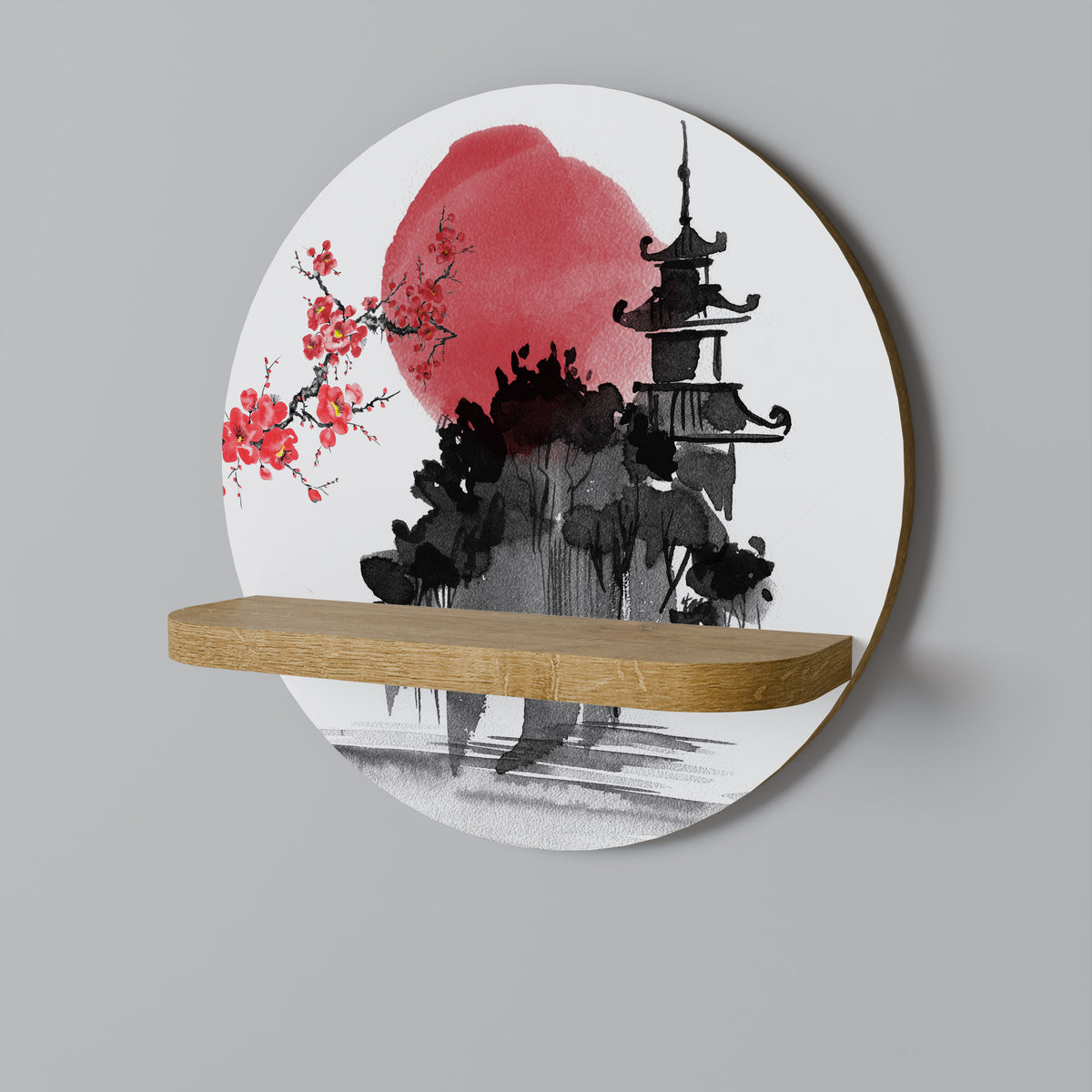 CHERRY SHADOWS Art Shelf