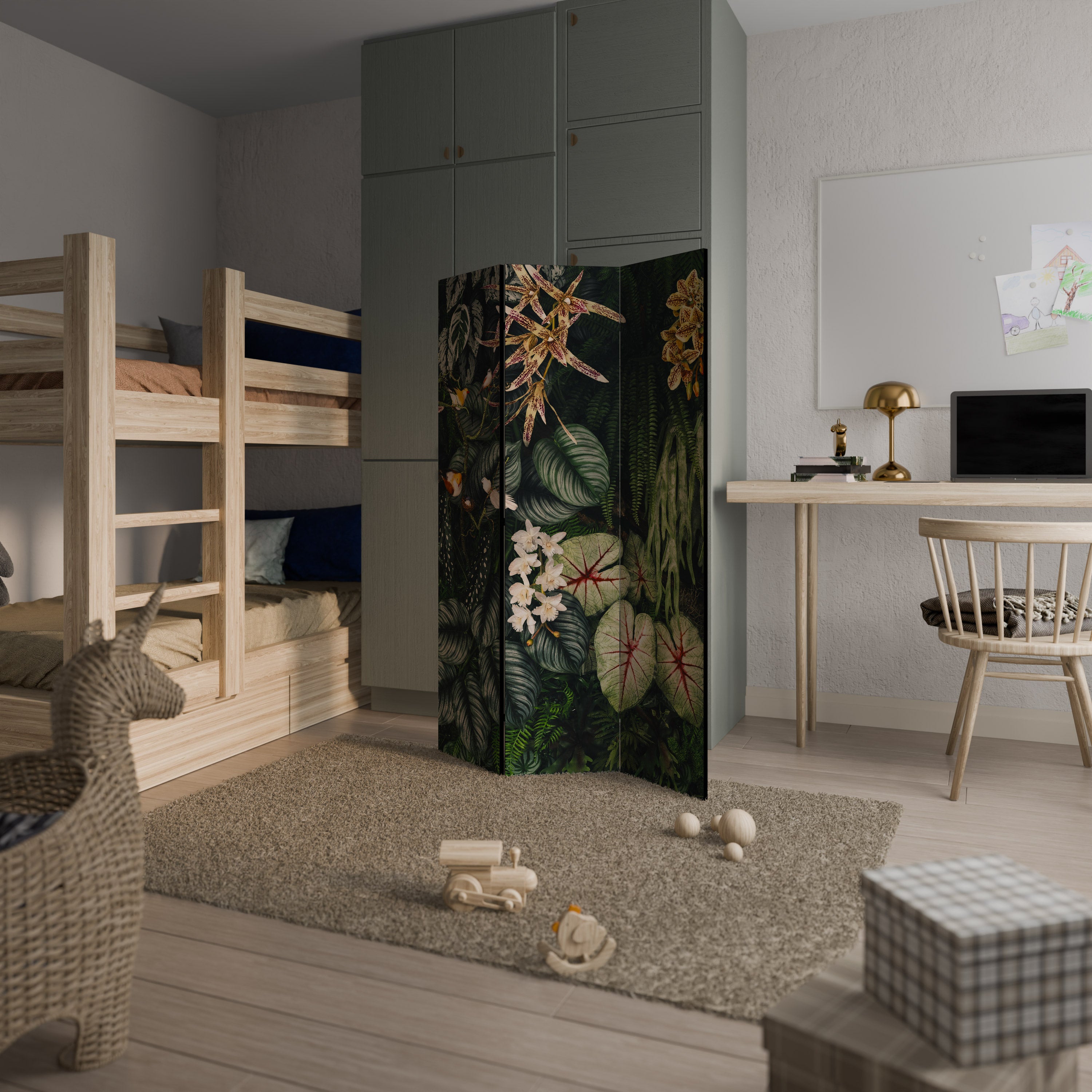 SILENT WILDERNESS Παραβάν με 3 πάνελ