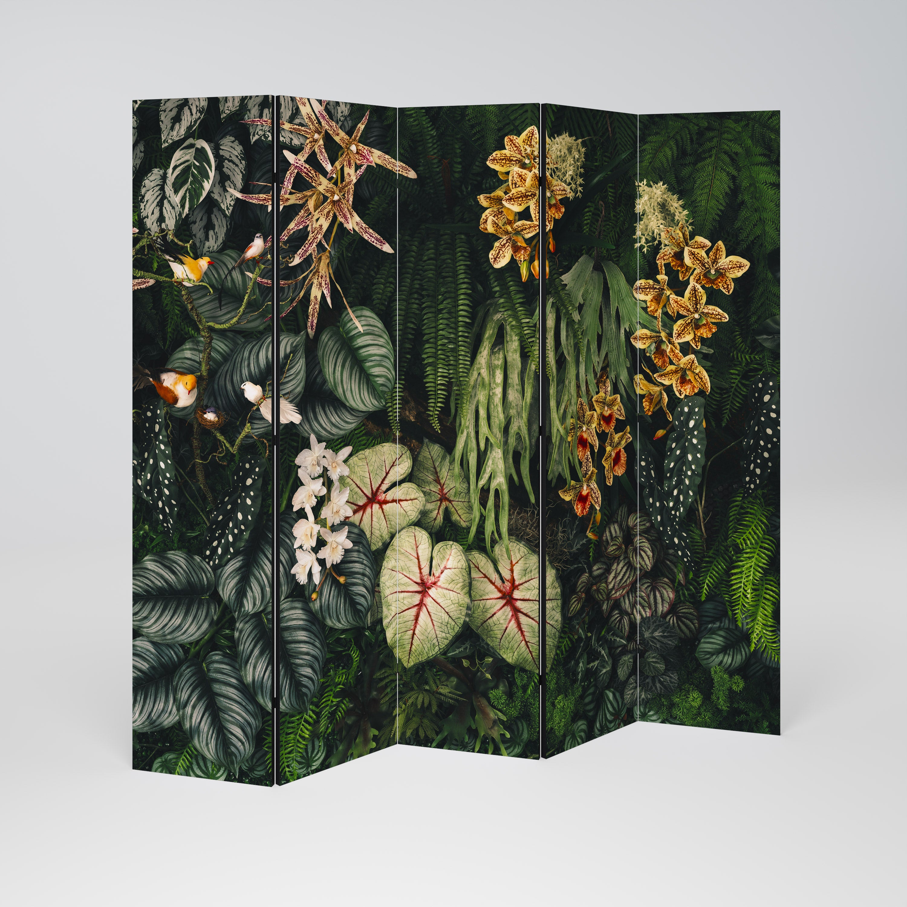 SILENT WILDERNESS 5-Panel Room Divider