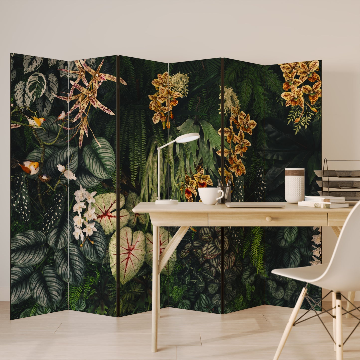 SILENT WILDERNESS 6-Panel Room Divider