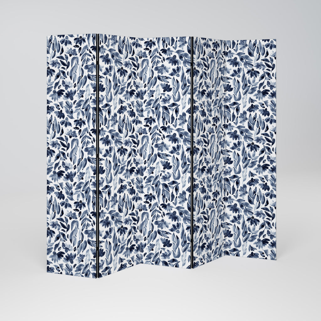 FLORAL FANTASY FABLE 5-Panel Room Divider