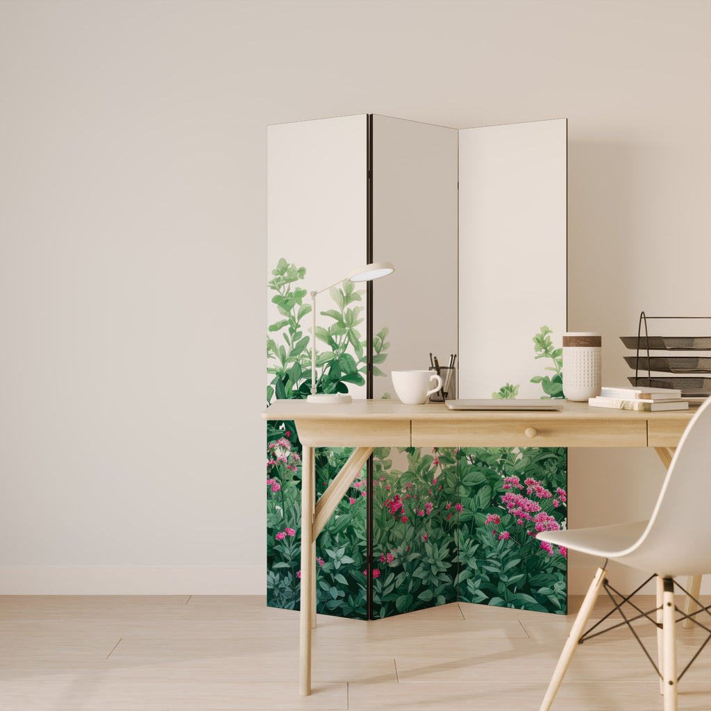 FLORAL SERENITY BARRIER Παραβάν με 3 πάνελ