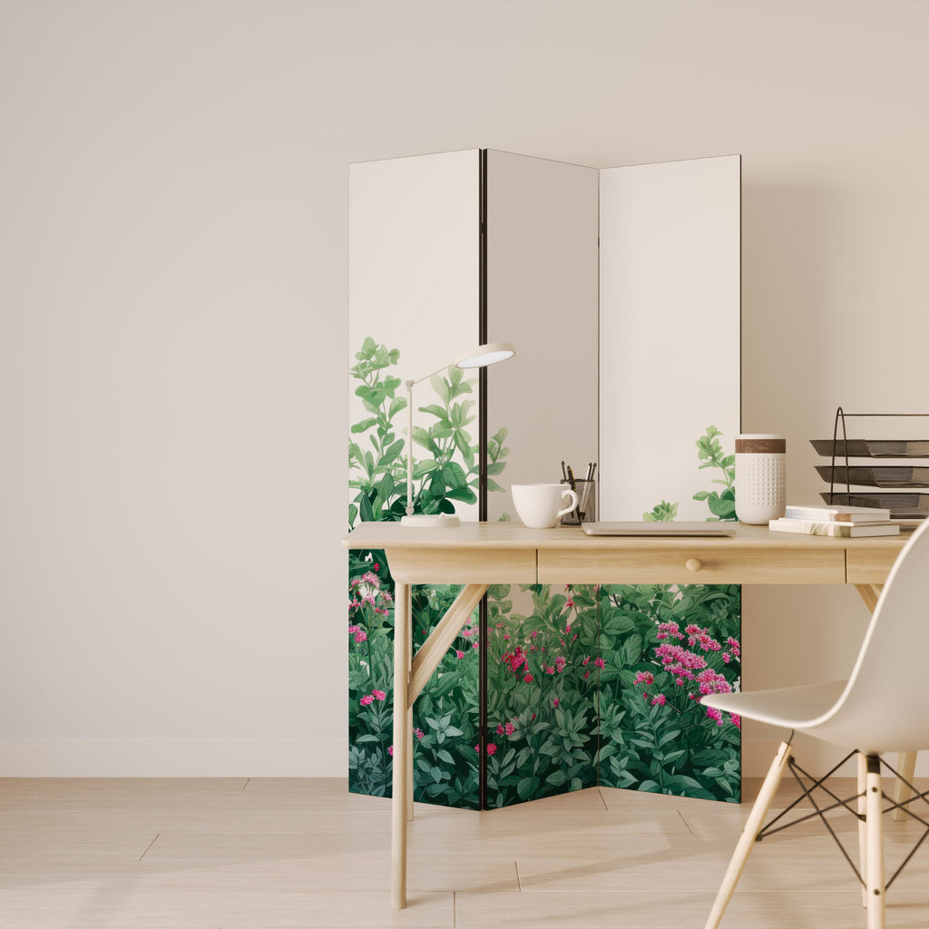 Διακοσμητικό διαχωριστικό δωματίου FLORAL SERENITY BARRIER 3 πάνελ