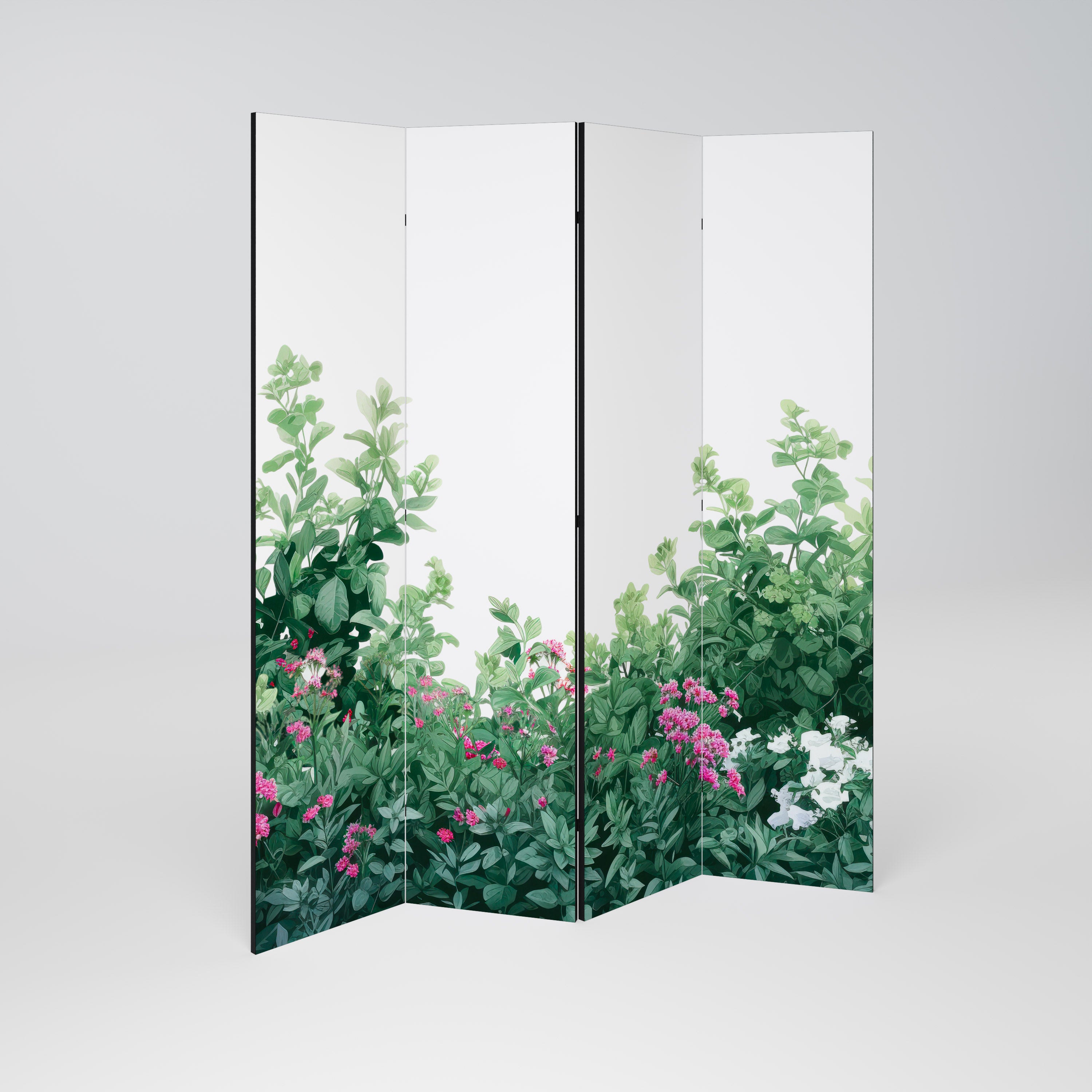 FLORAL SERENITY BARRIER Παραβάν με 4 πάνελ