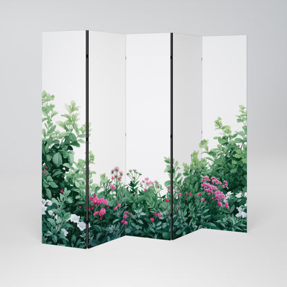 FLORAL SERENITY BARRIER Παραβάν με 5 πάνελ