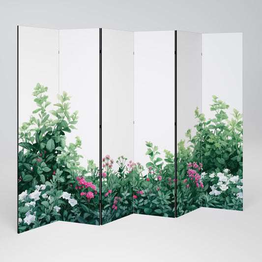 FLORAL SERENITY BARRIER Παραβάν με 6 πάνελ
