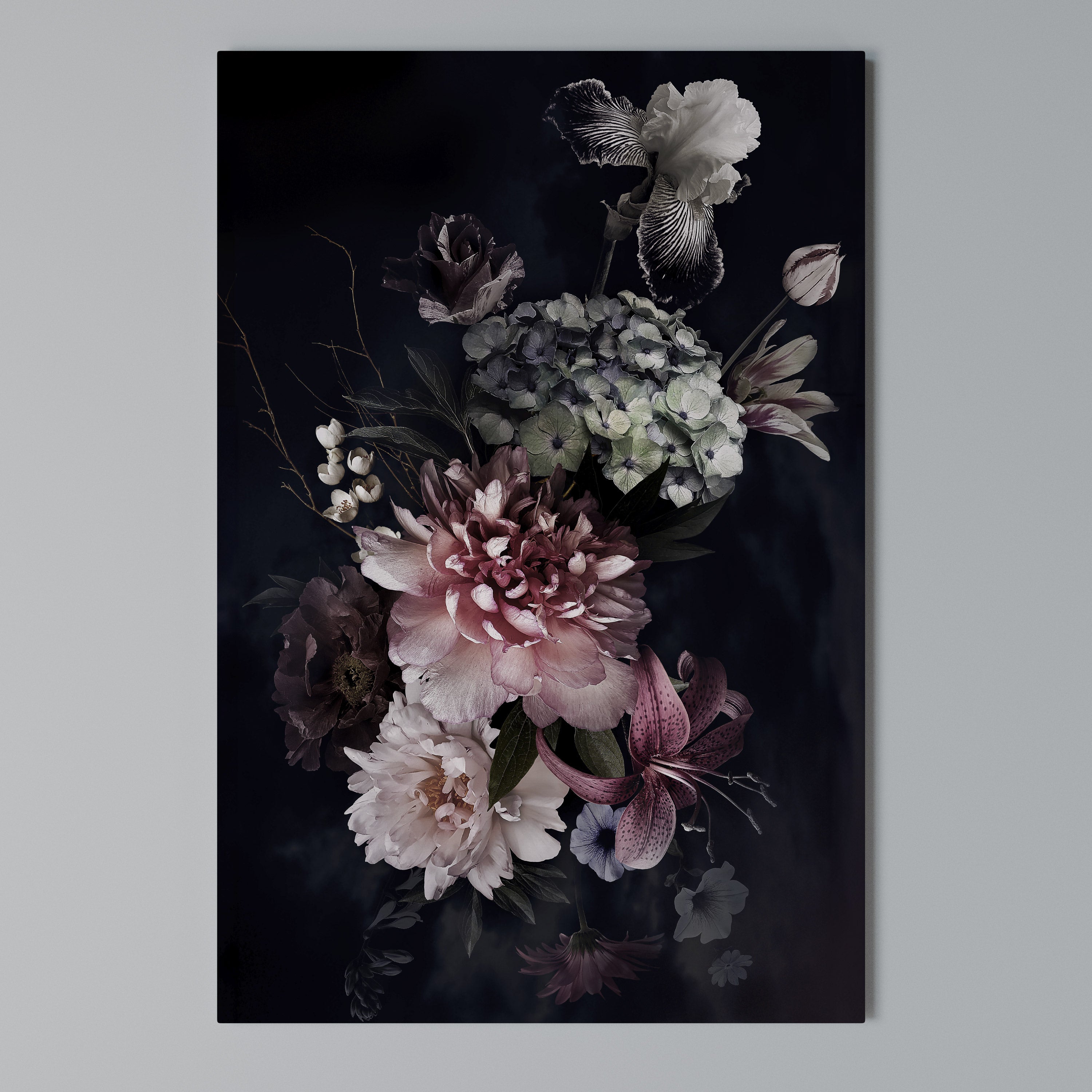 PURE BLOSSOM Κατακόρυφος Πίνακας σε Καμβά
