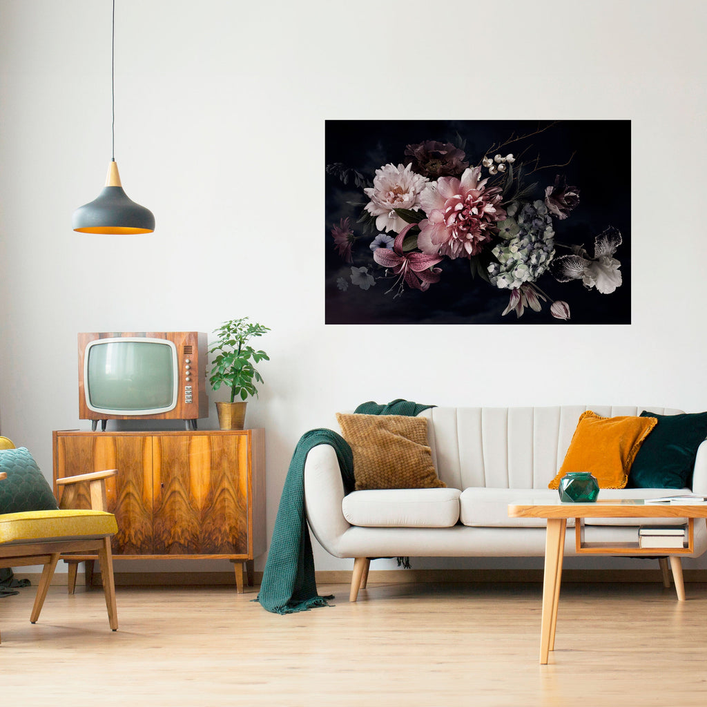 PURE BLOSSOM Οριζόντια Αφίσα με Ξεφλούδισμα και Στικ