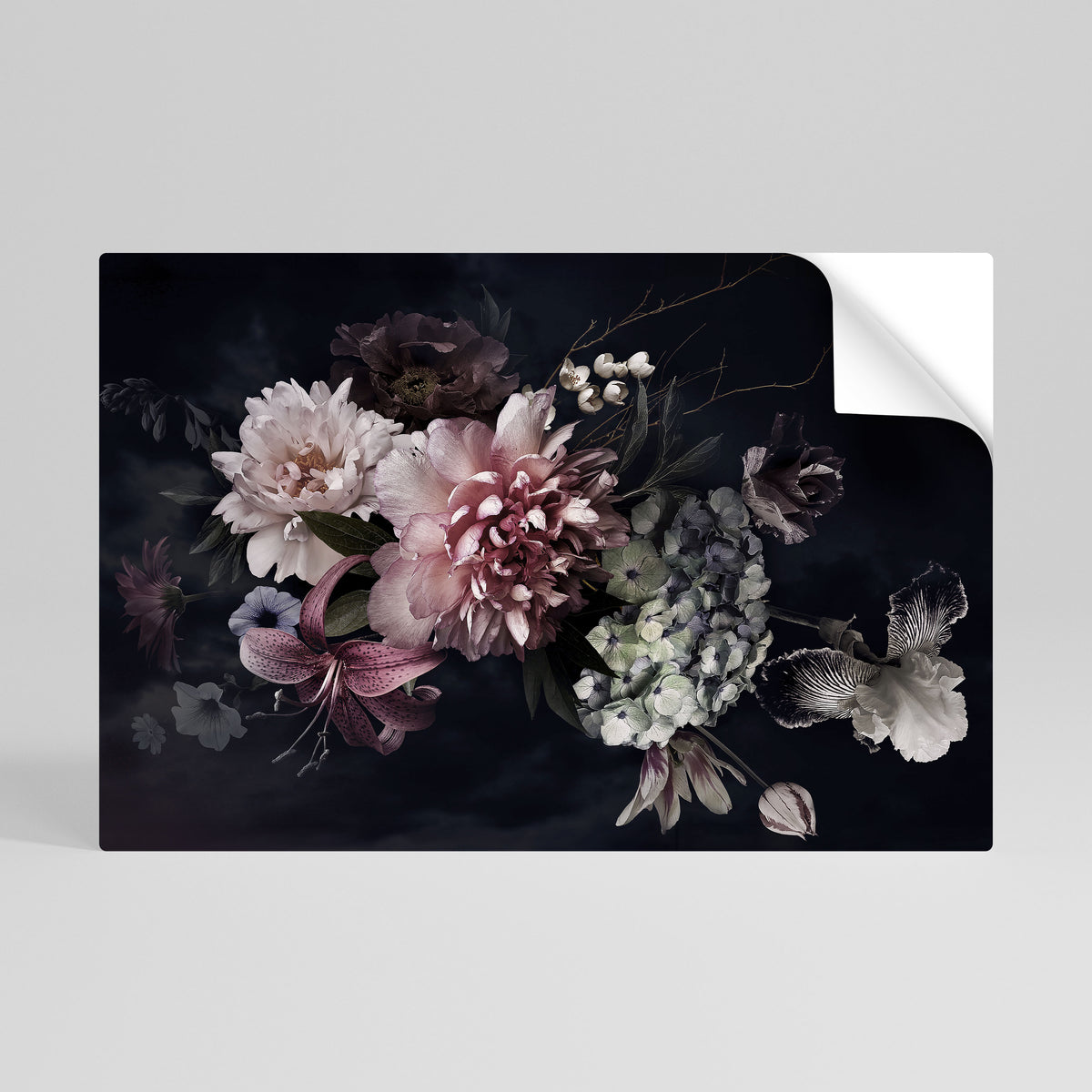 PURE BLOSSOM Peel and Stick Horizontal Poster