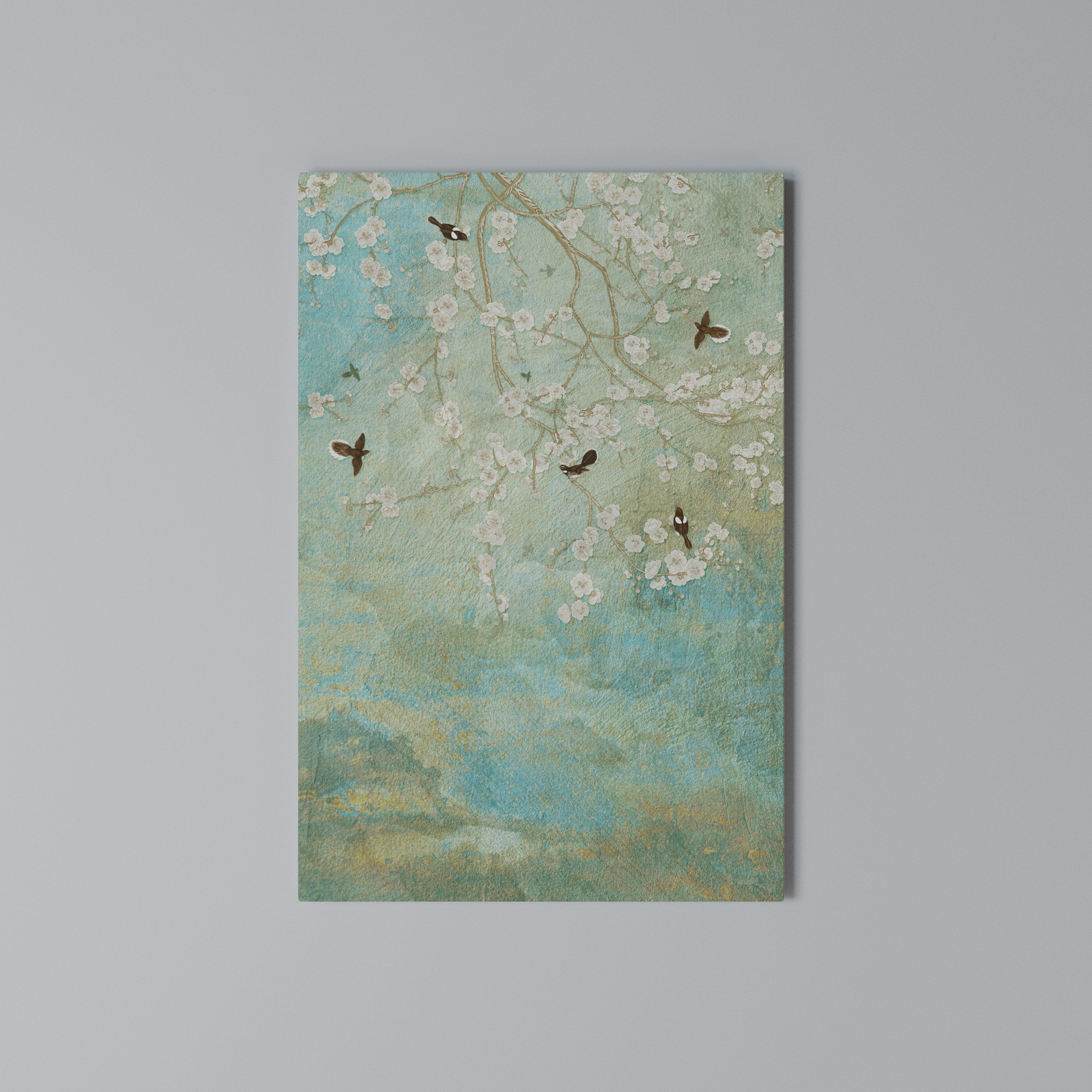 BLOOMING CHARM Κατακόρυφος Πίνακας σε Καμβά