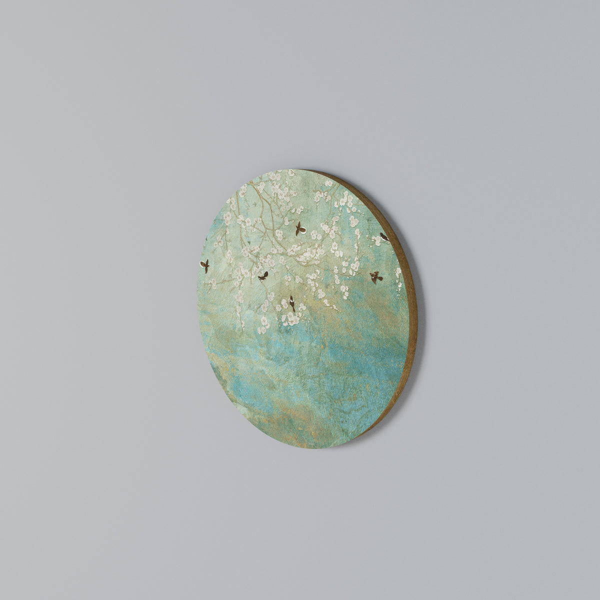 BLOOMING CHARM Στρογγυλός πίνακας ζωγραφικής