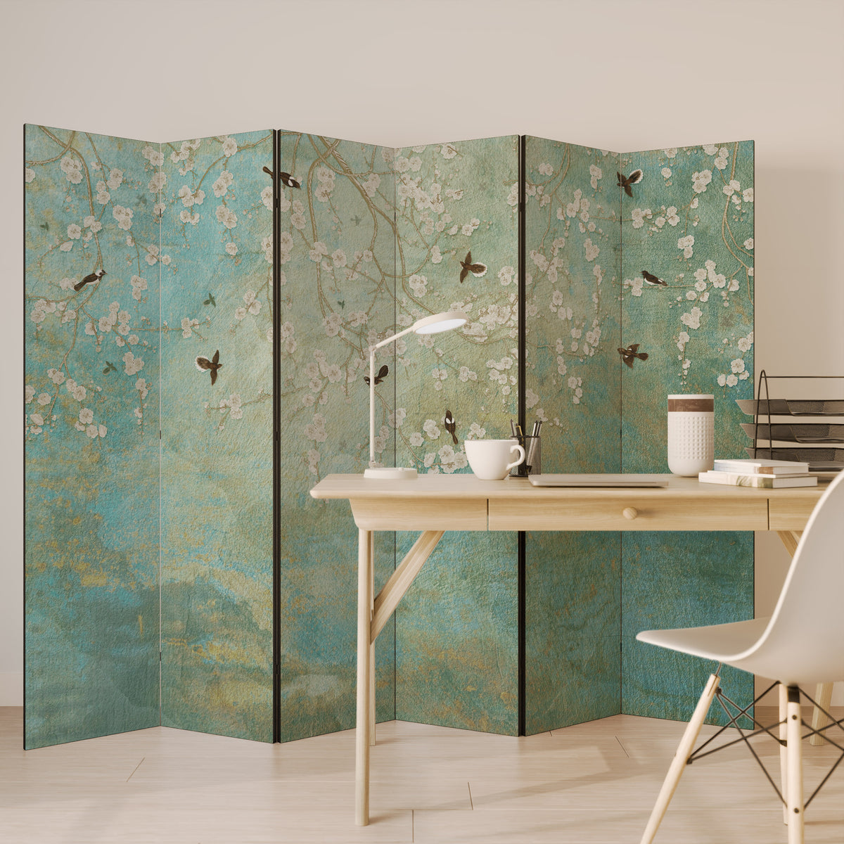 BLOOMING CHARM Παραβάν με 6 πάνελ