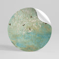 BLOOMING CHARM Peel and Stick Round Sticker
