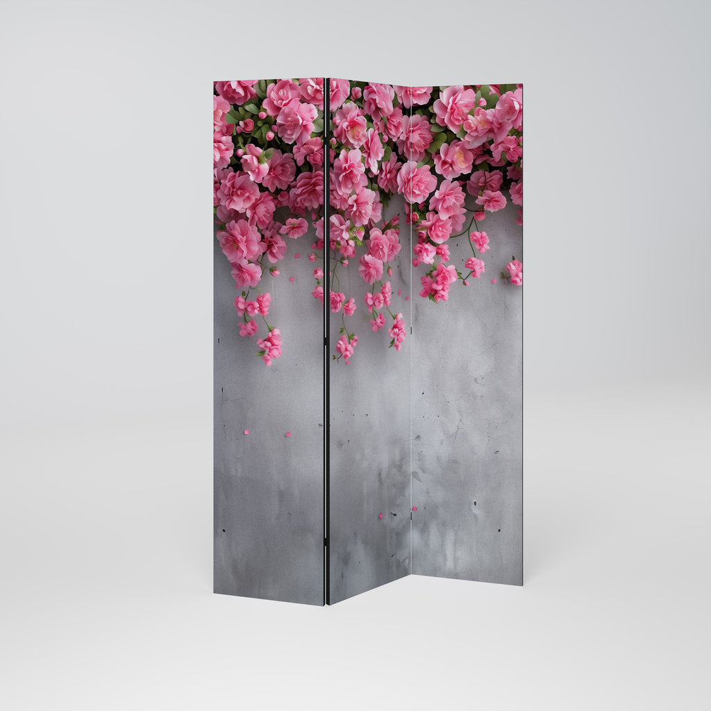 Διακοσμητικό διαχωριστικό δωματίου SERENE FLOWER FOLD 3 πάνελ