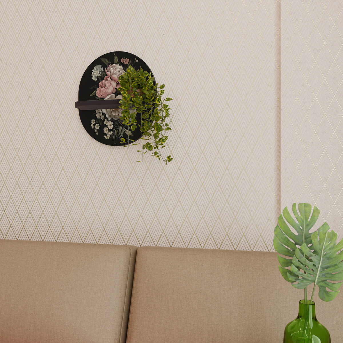 LUSH ELEGANCE Διακοσμητικό Ράφι Art Shelf