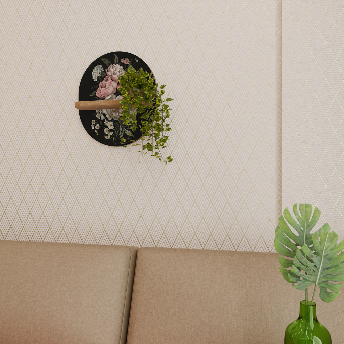 LUSH ELEGANCE Διακοσμητικό Ράφι Art Shelf