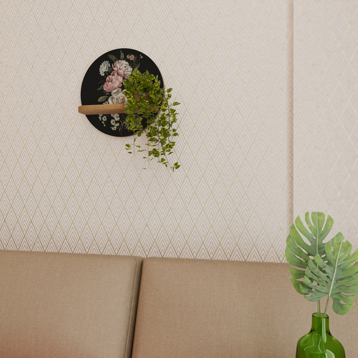 LUSH ELEGANCE Διακοσμητικό Ράφι Art Shelf