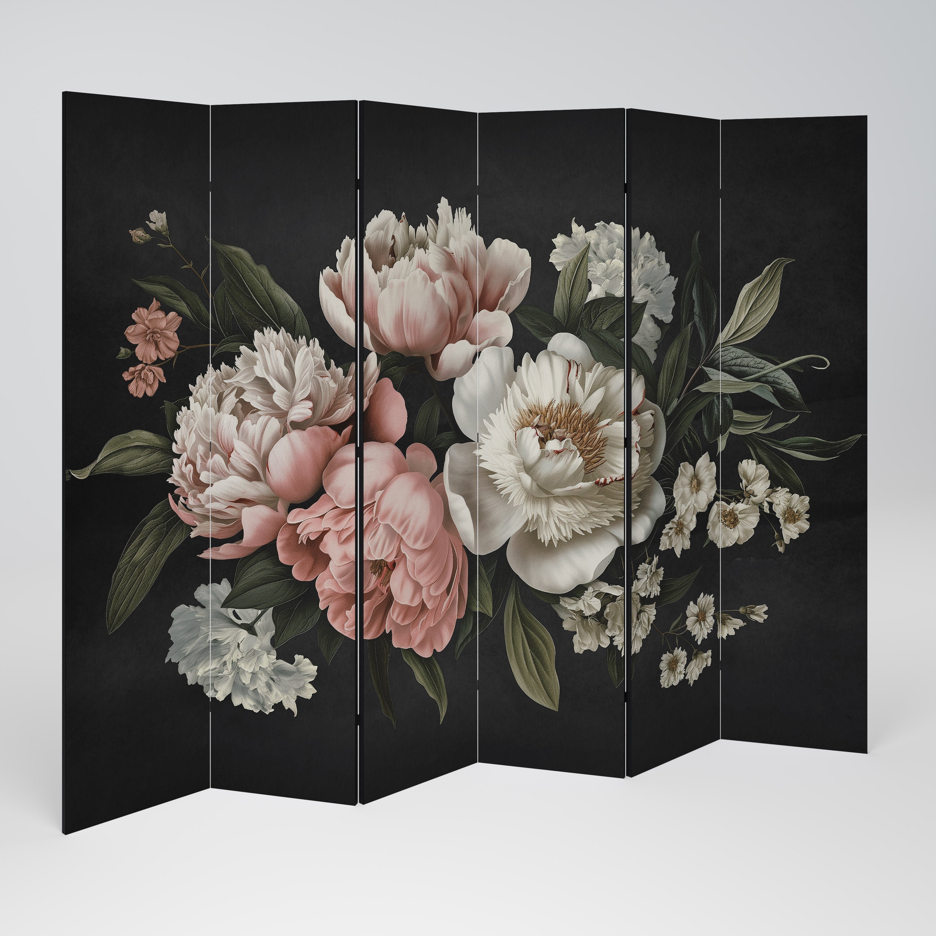 LUSH ELEGANCE Decorative 6-Panel Room Divider