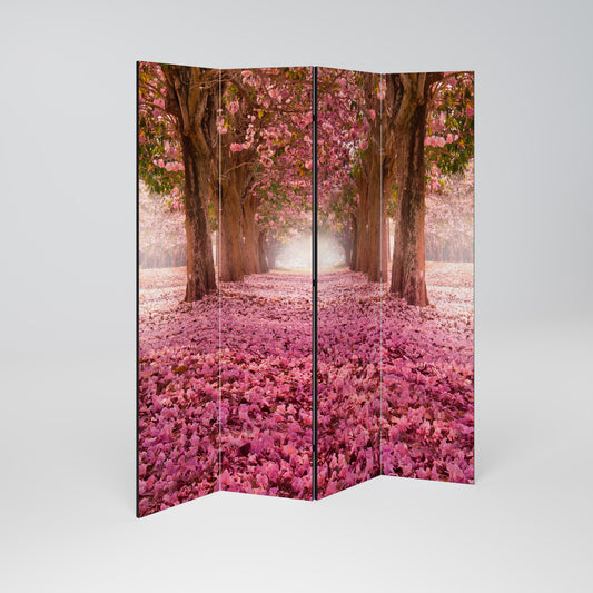 BLOSSOMING PATHWAYS Παραβάν με 4 πάνελ