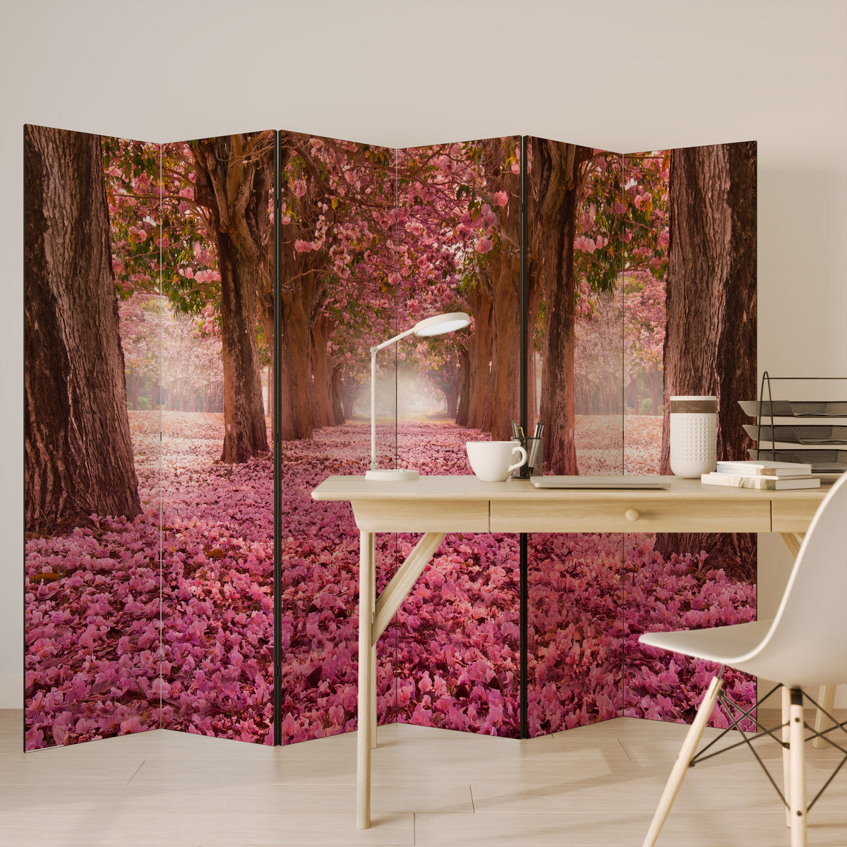 BLOSSOMING PATHWAYS Παραβάν με 6 πάνελ