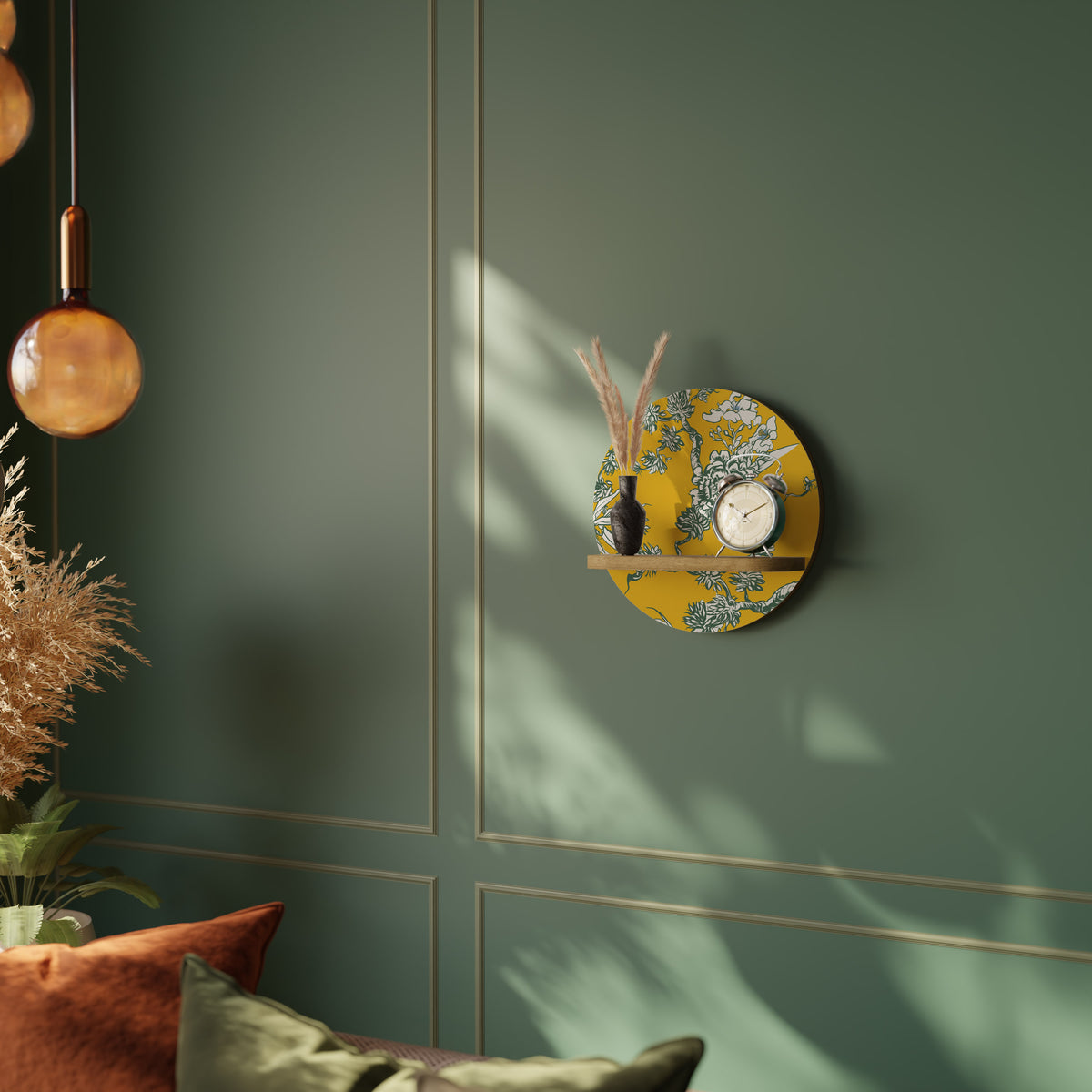 YELLOW CHINOISERIE Διακοσμητικό Ράφι Art Shelf