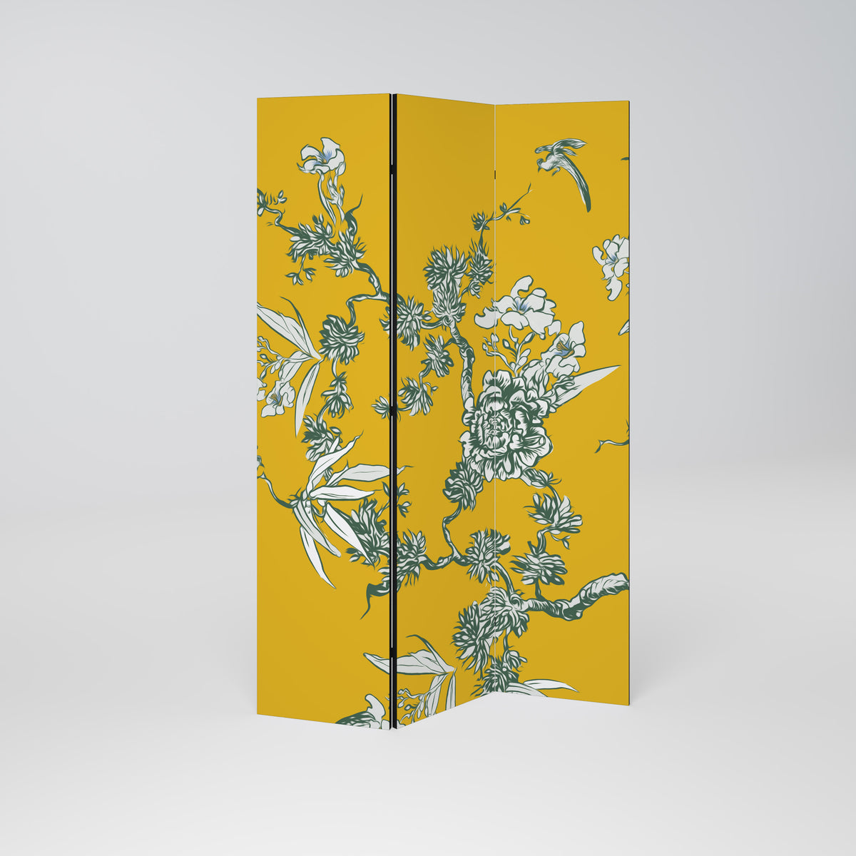 YELLOW CHINOISERIE Παραβάν με 3 πάνελ