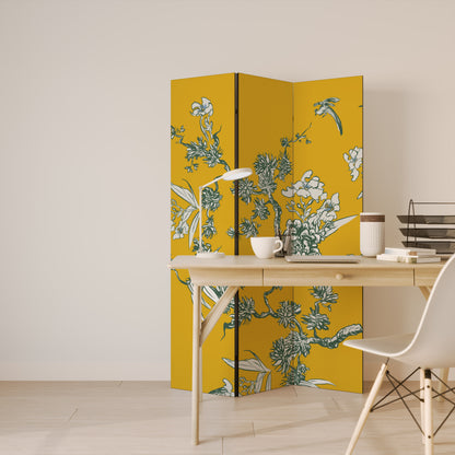 YELLOW CHINOISERIE Παραβάν με 3 πάνελ