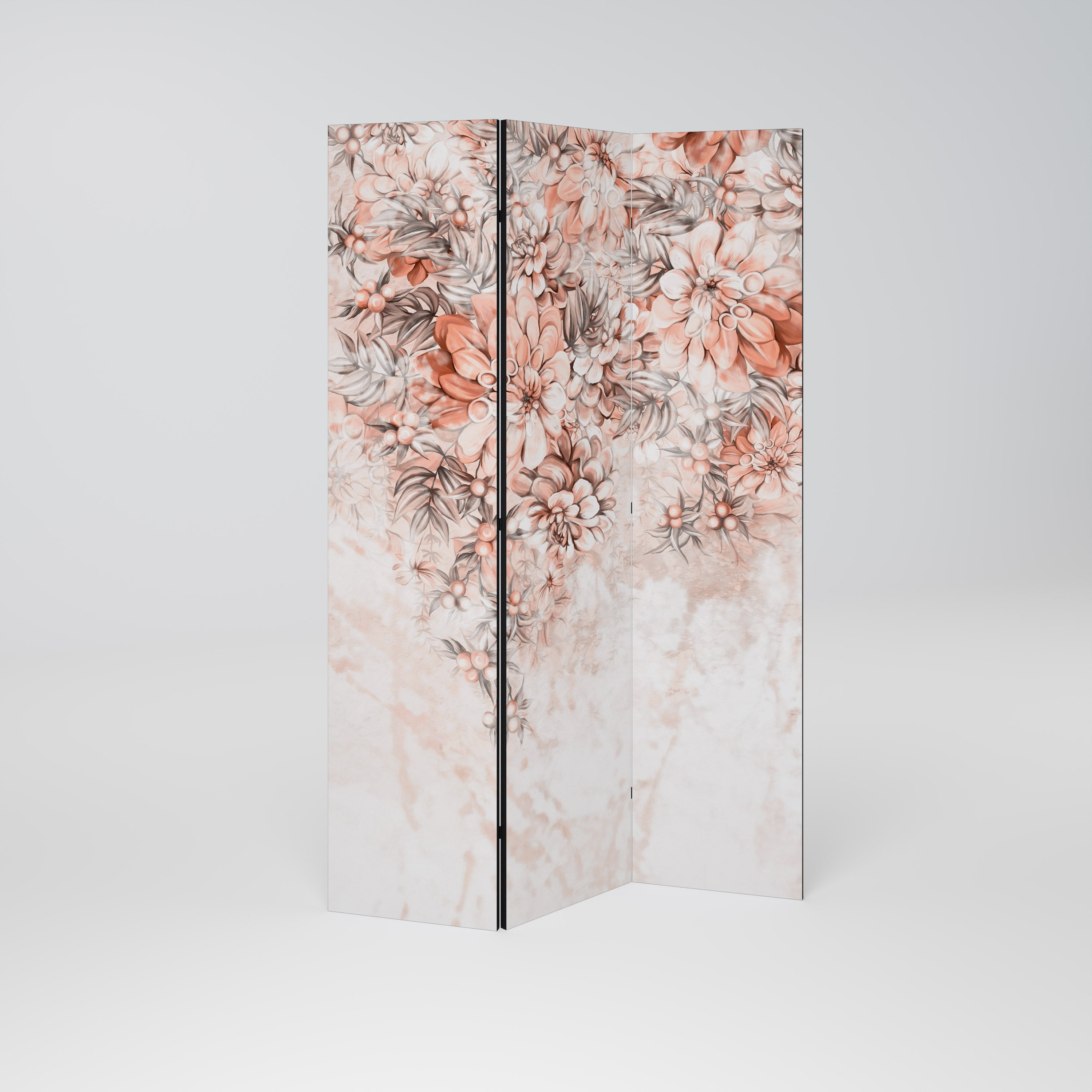 MARBLE GARDEN FANTASY Παραβάν με 3 πάνελ