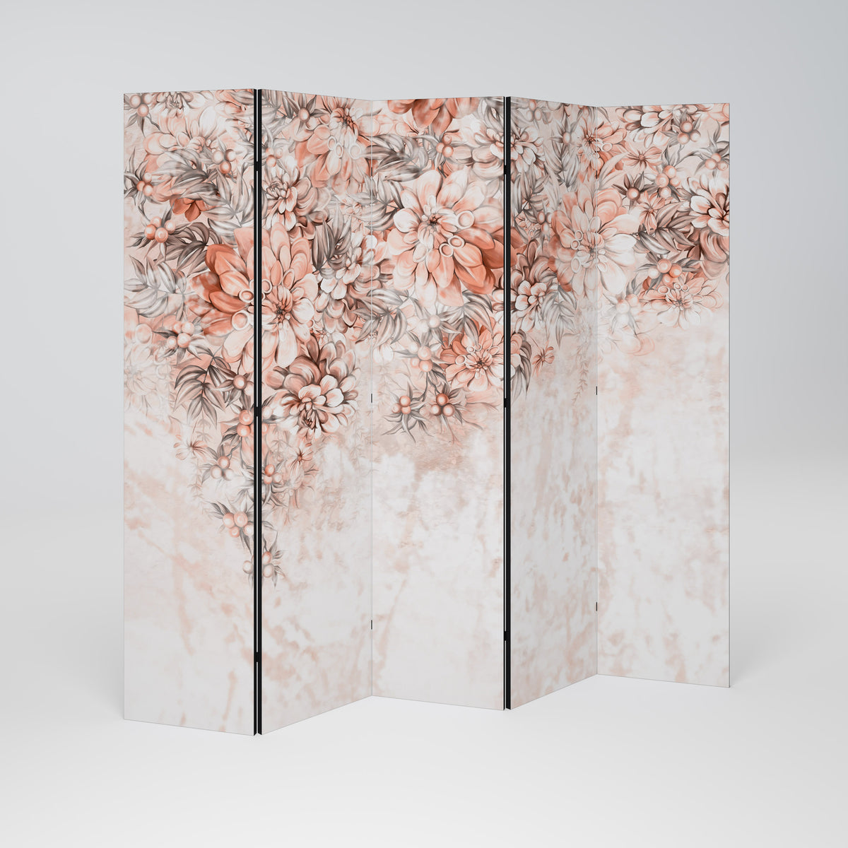 MARBLE GARDEN FANTASY Παραβάν με 5 πάνελ