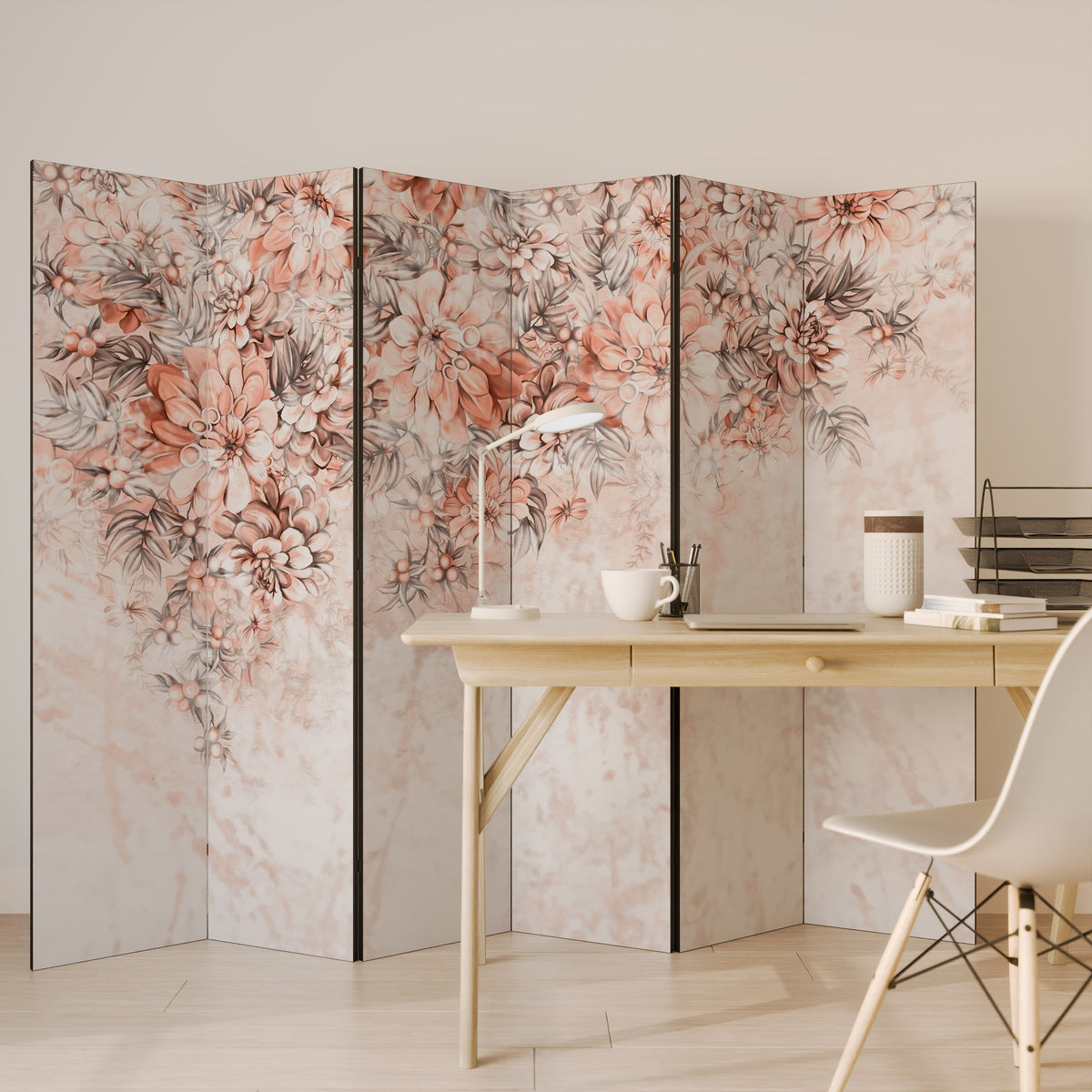 MARBLE GARDEN FANTASY Παραβάν με 6 πάνελ