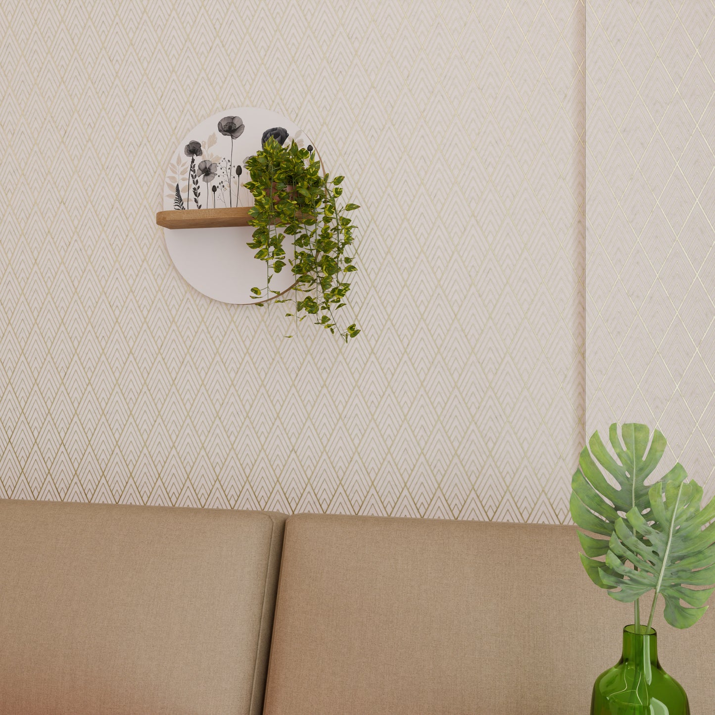 POPPY ALLURE Art Shelf