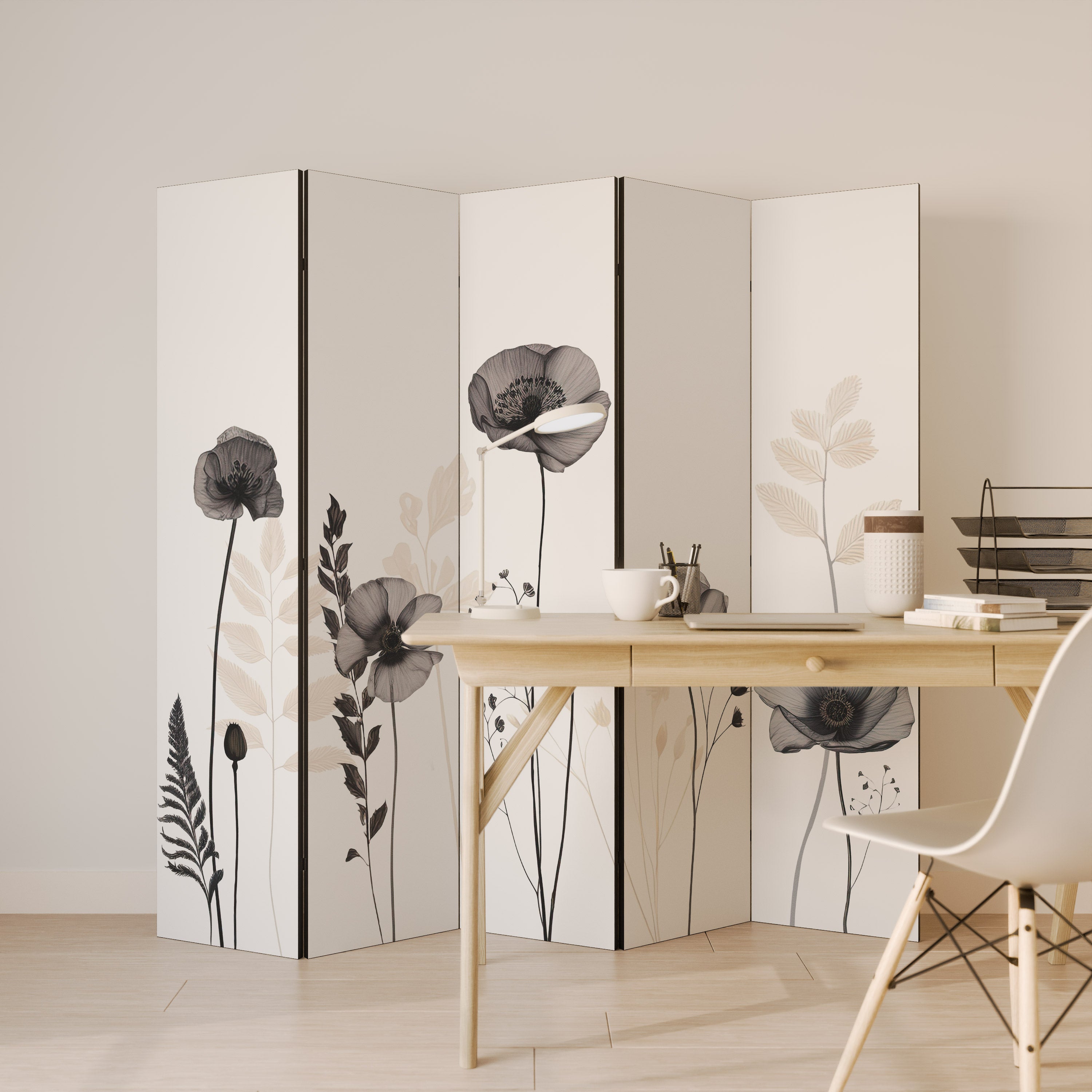 POPPY ALLURE 5-Panel Room Divider