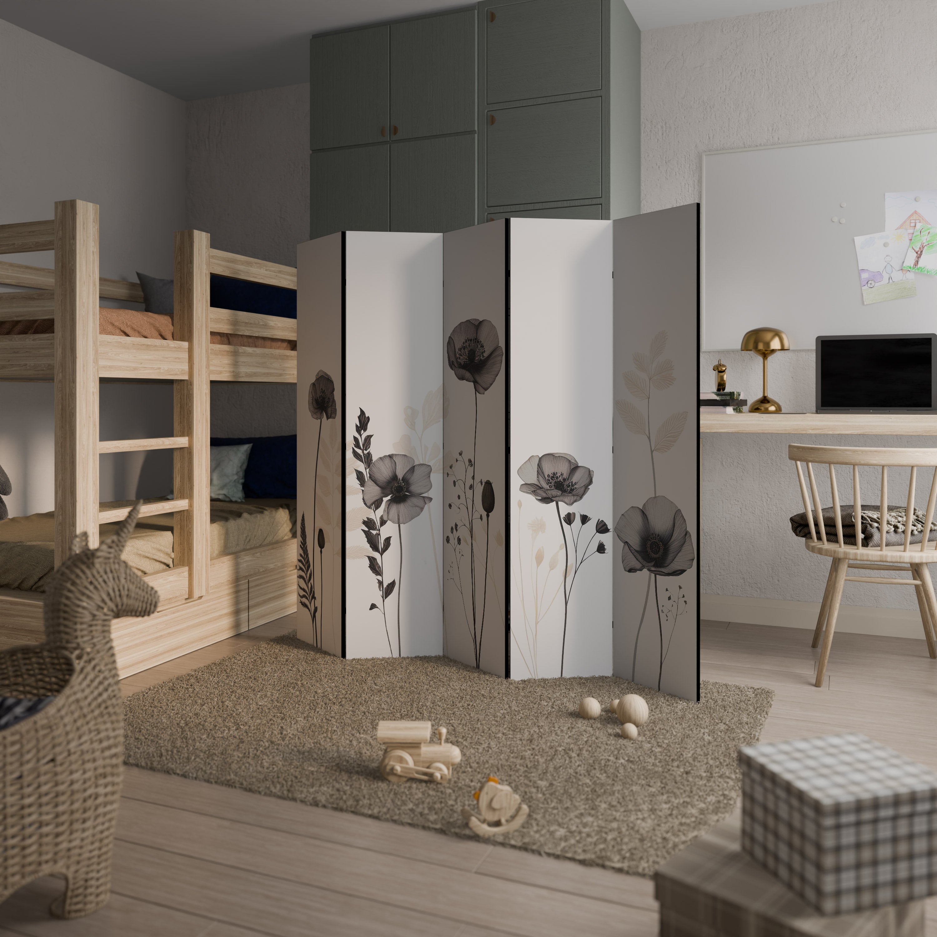 POPPY ALLURE 5-Panel Room Divider