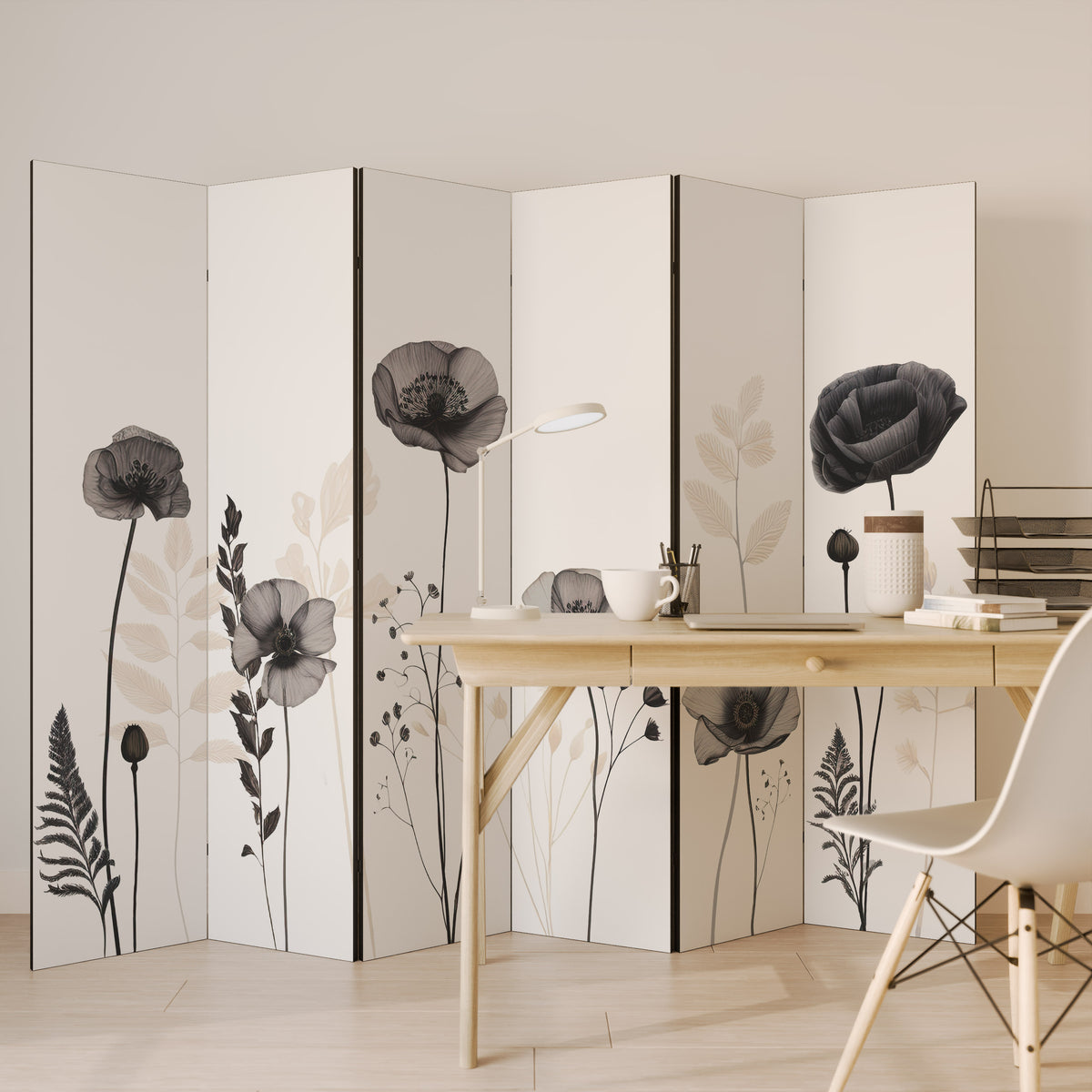 POPPY ALLURE Παραβάν με 6 πάνελ