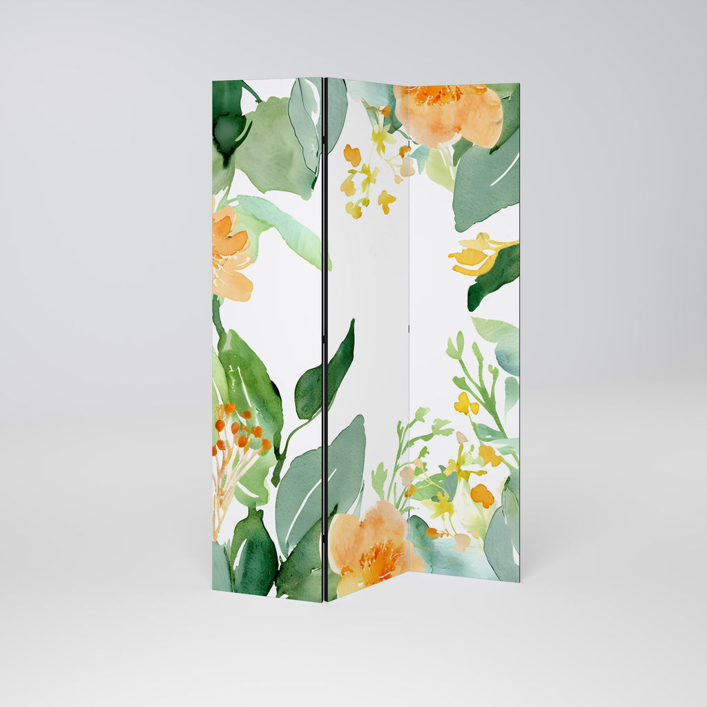 Διακοσμητικό διαχωριστικό δωματίου FLORAL SERENITY SPLIT 3 πάνελ