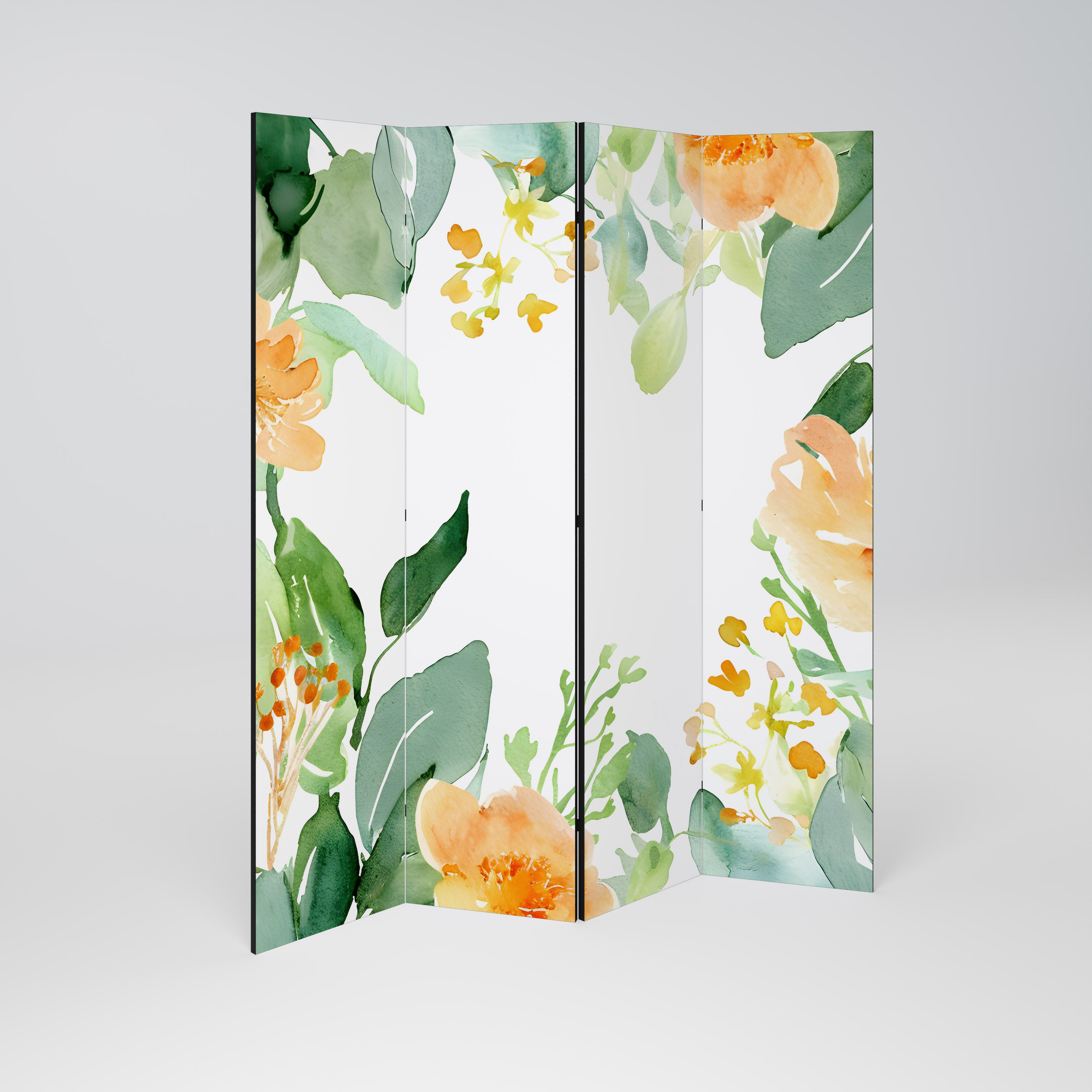FLORAL SERENITY SPLIT Παραβάν με 4 πάνελ