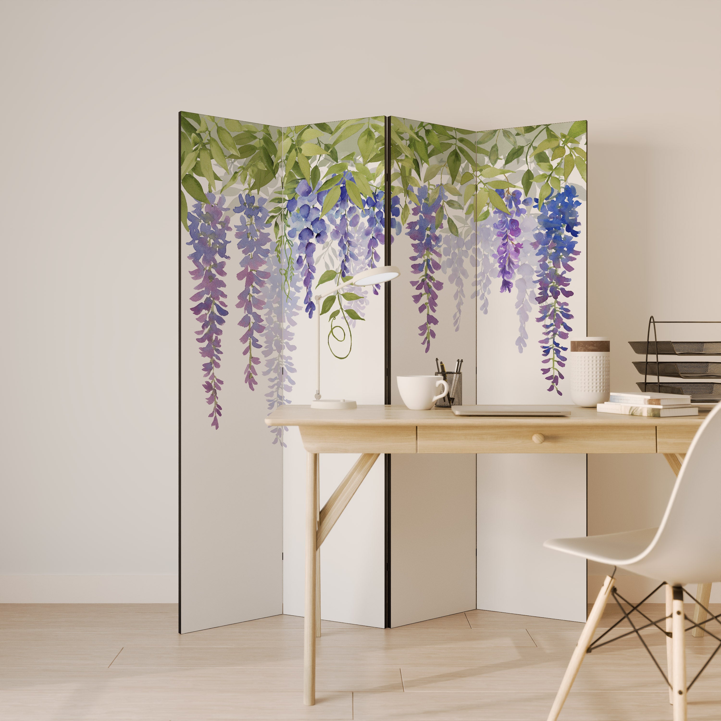 BOTANICAL BREEZE Παραβάν με 4 πάνελ